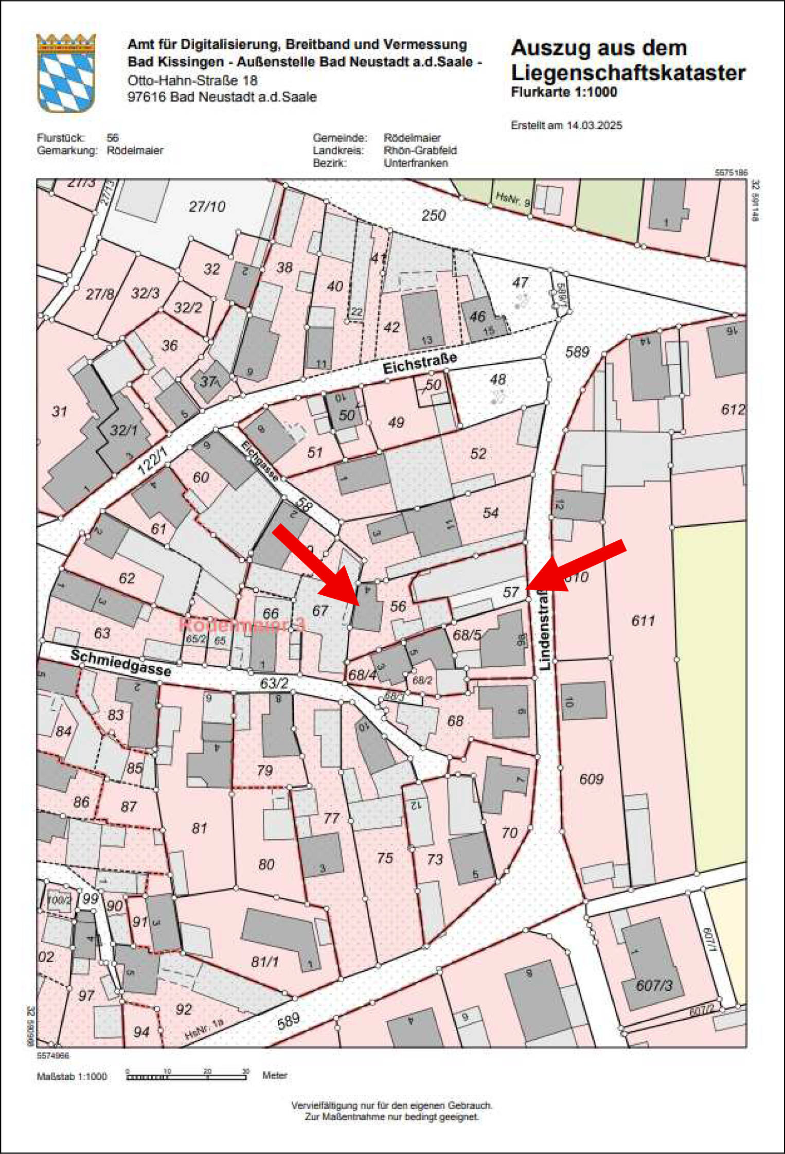 bayern 0801 K 0003/2025 Eichgasse  4, 97618 Rödelmaier 8