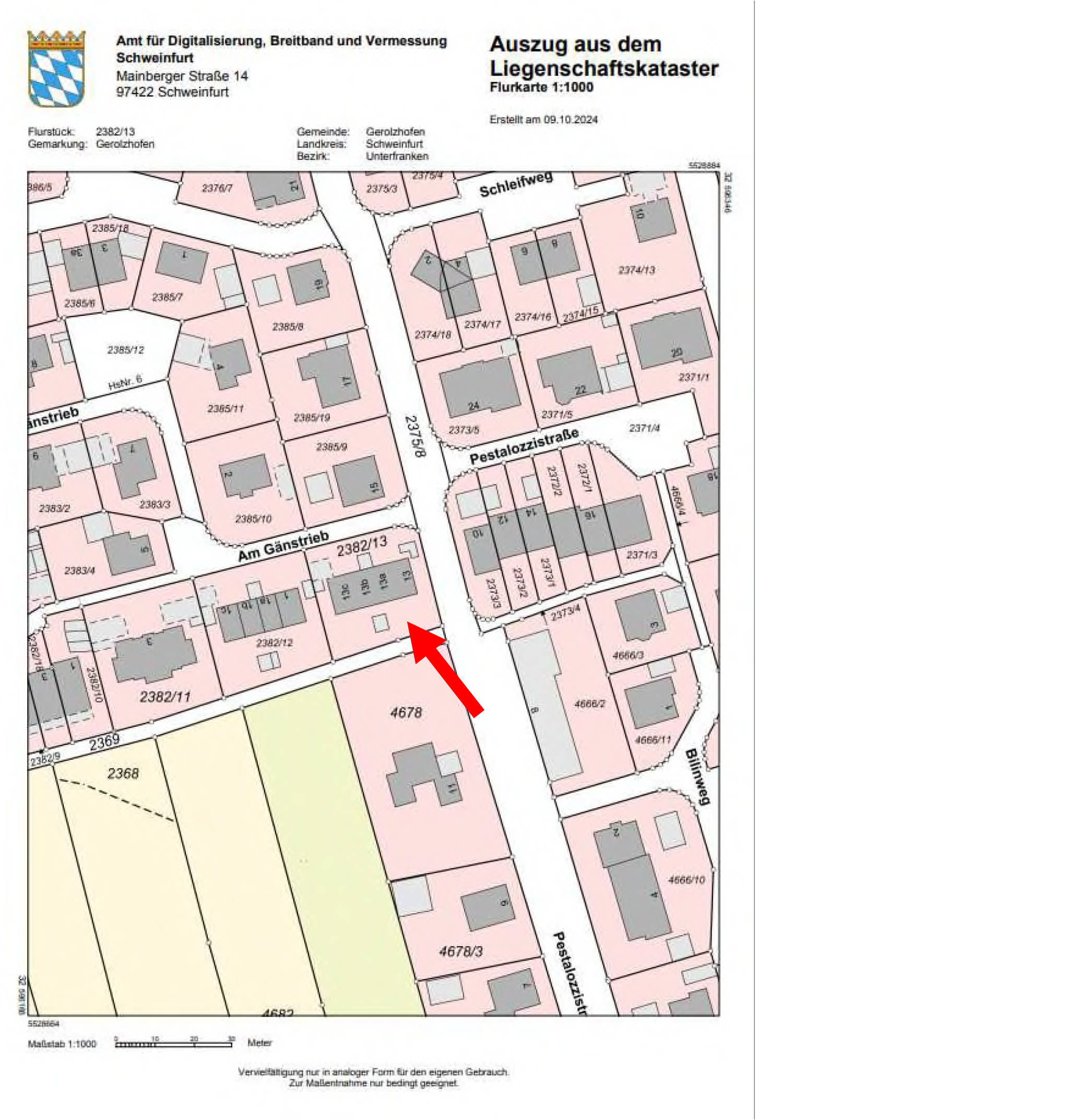 Eigentumswohnung (3 bis 4 Zimmer) in Pestalozzistraße 13, 13a, 13b, 13c, 97447 Gerolzhofen - Bild 3