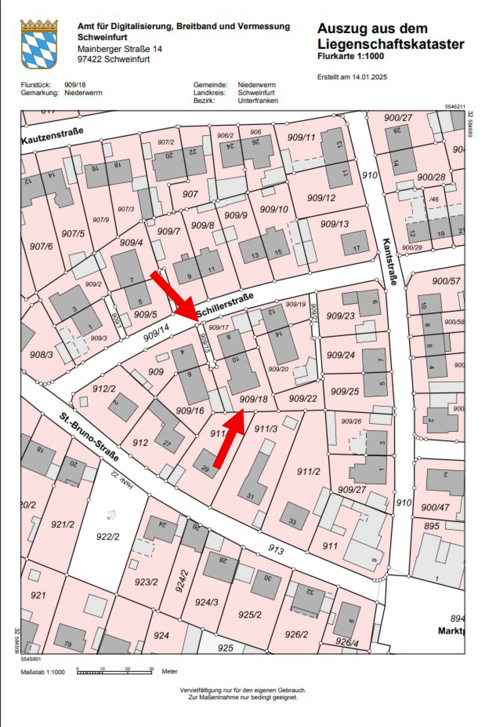 Zweifamilienhaus, Garage, Sonstiges in Schillerstraße 10, 97464 Niederwerrn - Bild 4