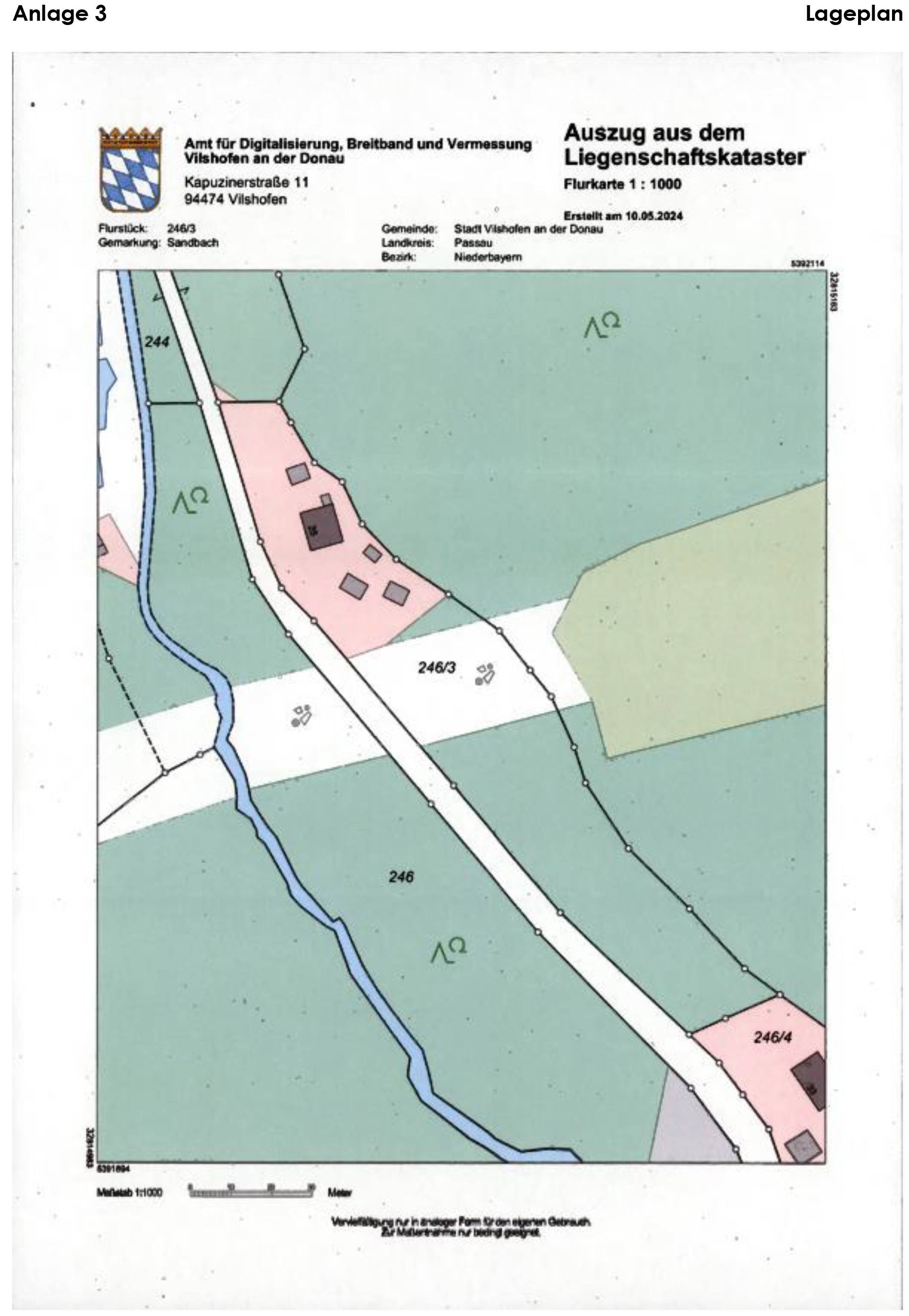 bayern 0804K0022-2024 Strenner Straße 25, 94474 Vilshofen