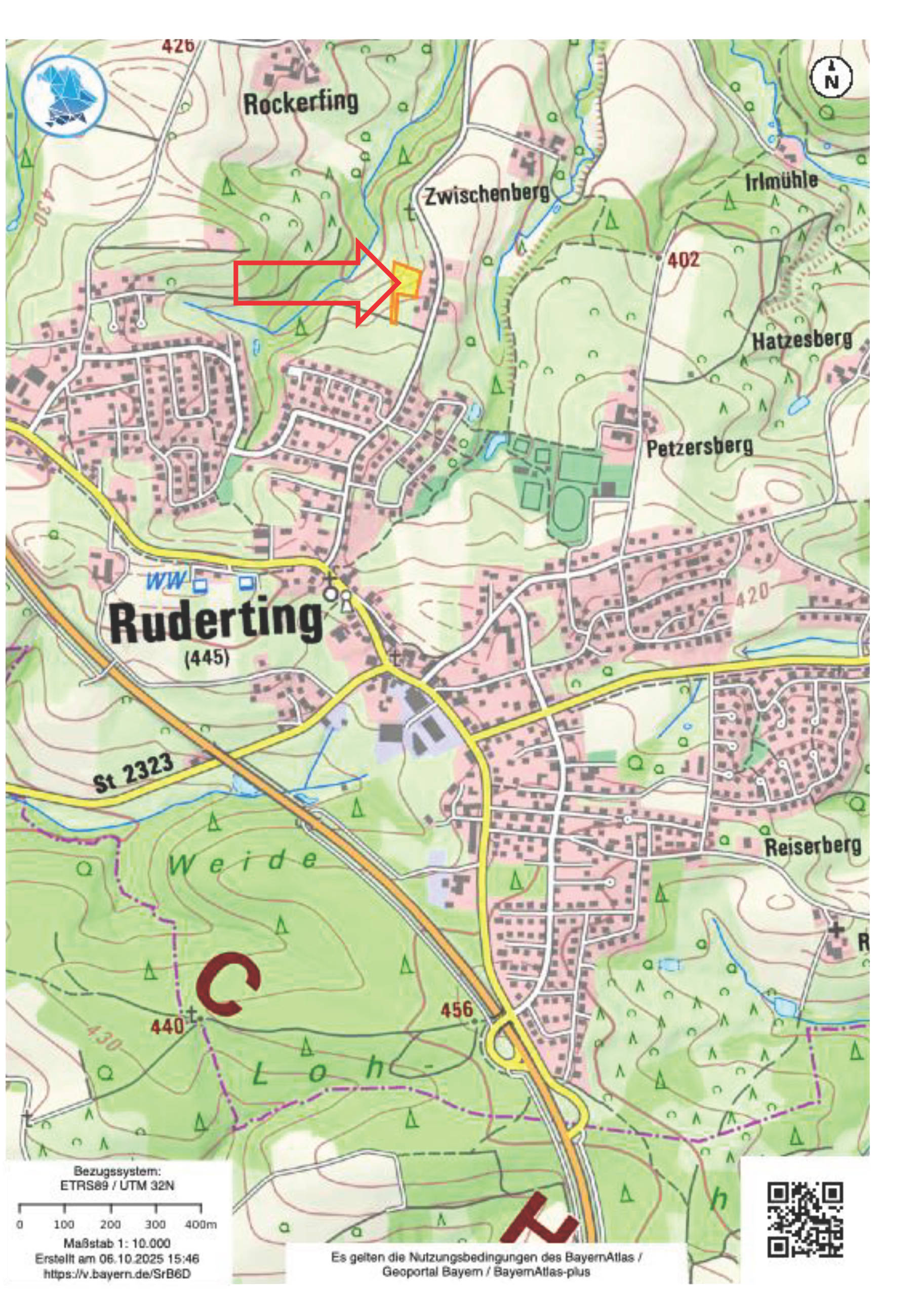 land- und forstwirtschaftlich genutztes Grundstück in Birnbaumacker, 94161 Ruderting - Bild 2