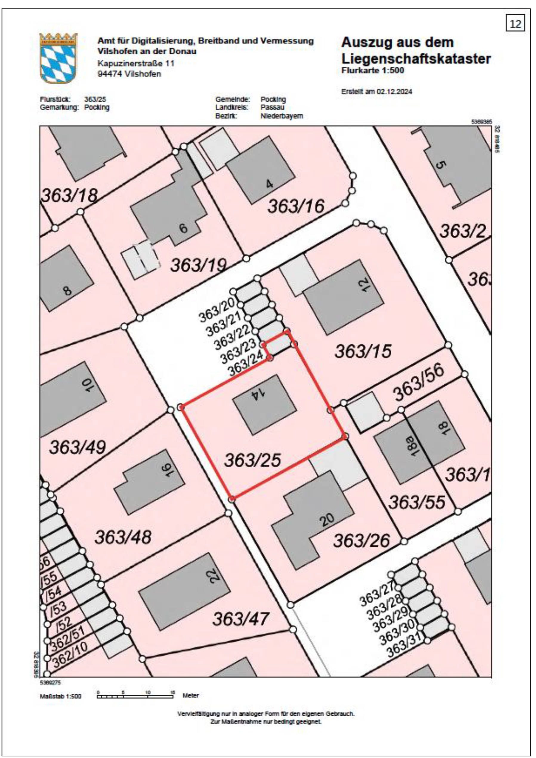 bayern 0804 K 0094/2024 Albert-Schweitzer-Straße 14, 94060 Pocking 14