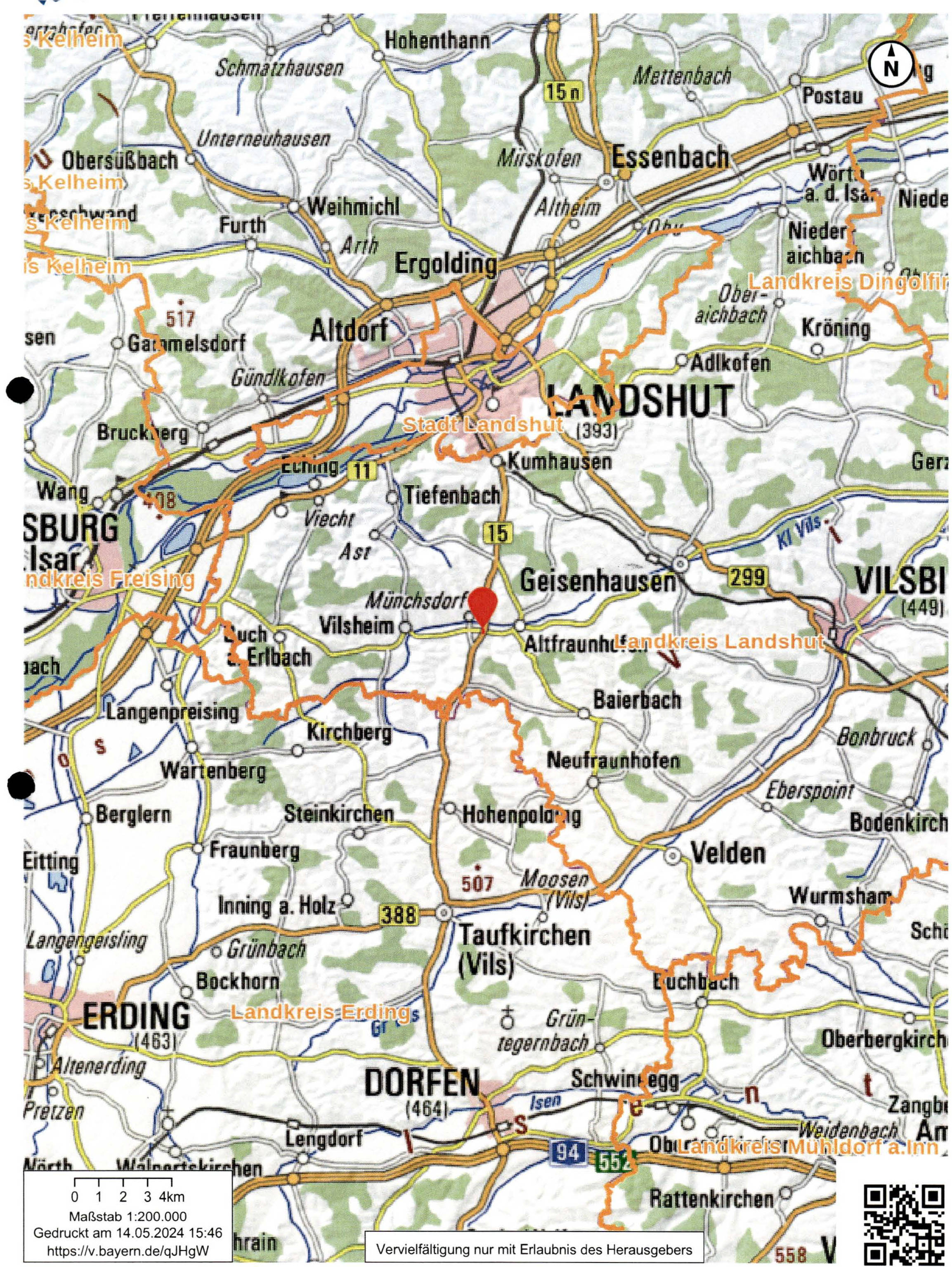 land-/ forstwirtschtl. Flächen in Länge, 84169 Altfraunhofen - Bild 3