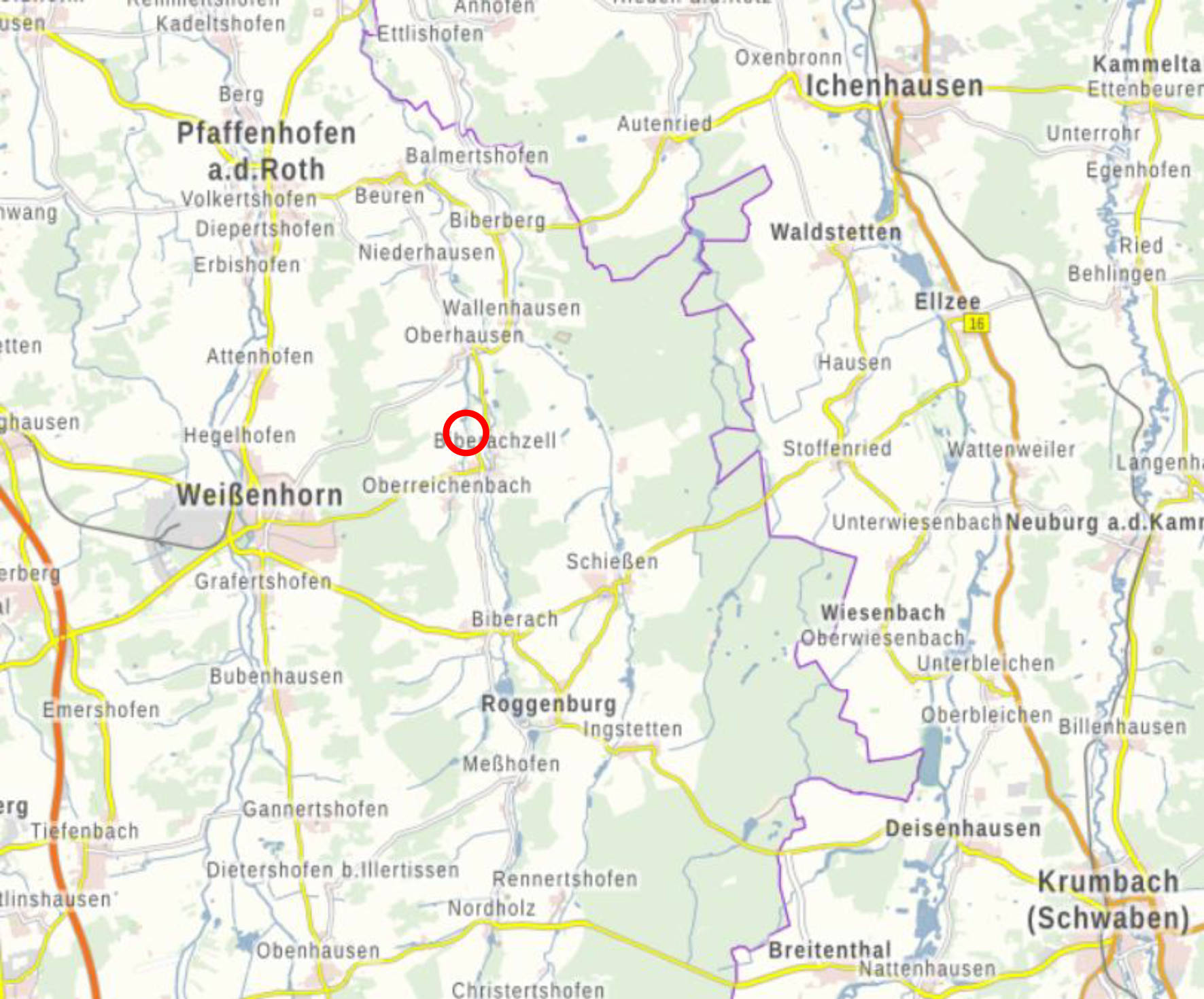 land-/ forstwirtschtl. Flächen in An der Ascher Tafel, 89269 Biberachzell - Bild 5