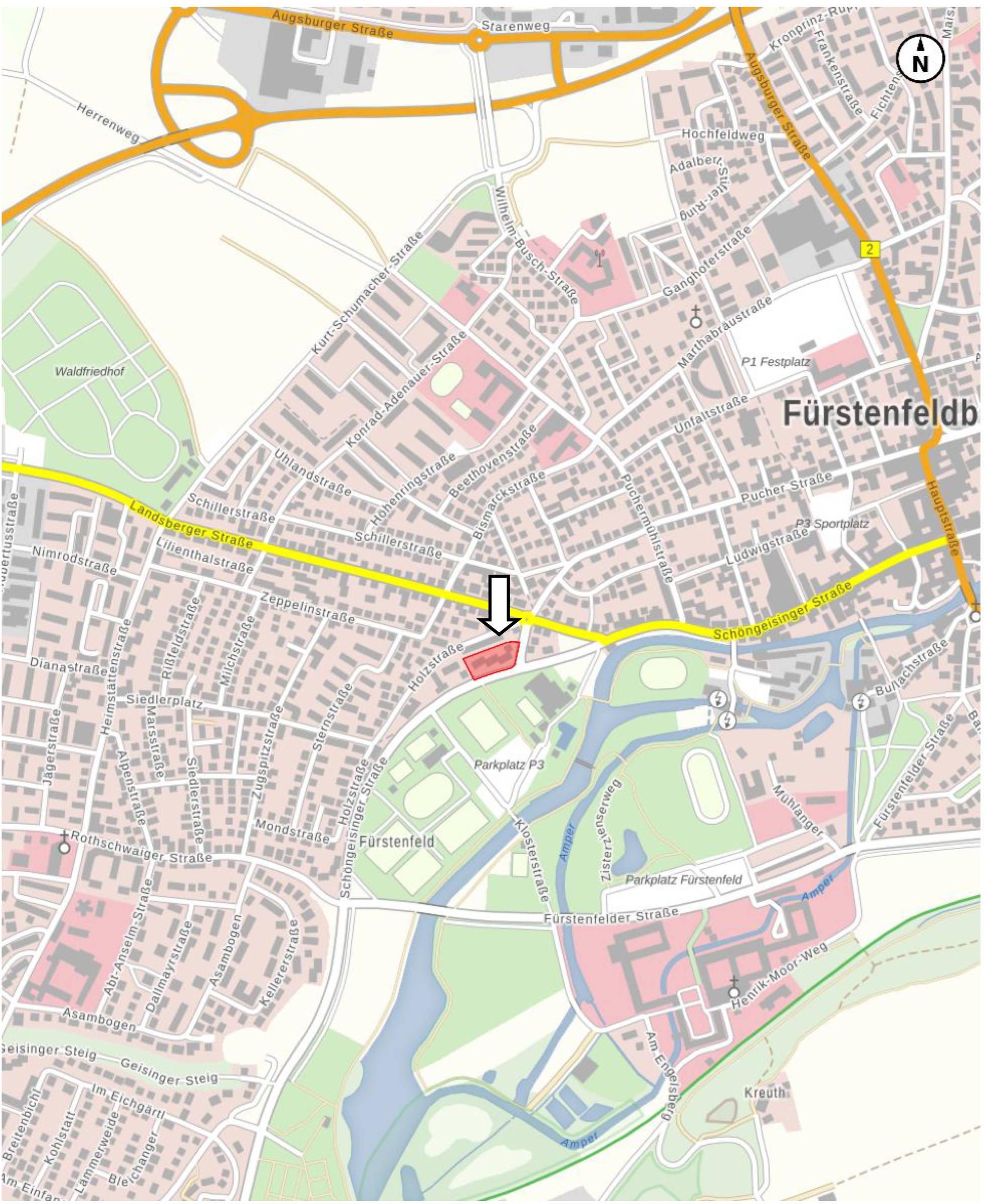 Eigentumswohnung (1 bis 2 Zimmer) in Holzhofstraße 10, 82256 Fürstenfeldbruck - Bild 3