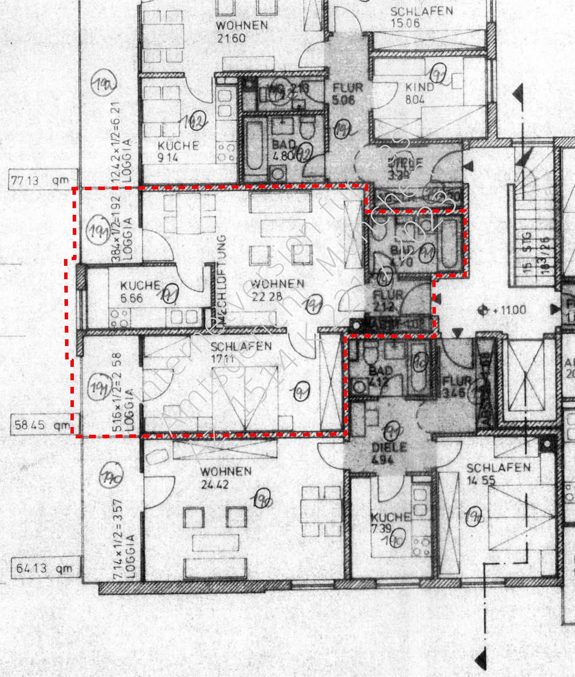 Eigentumswohnung (1 bis 2 Zimmer), Kfz-Stellplatz (Tiefgarage) in Franz-Wolter-Straße 52, 81925 München - Bild 4