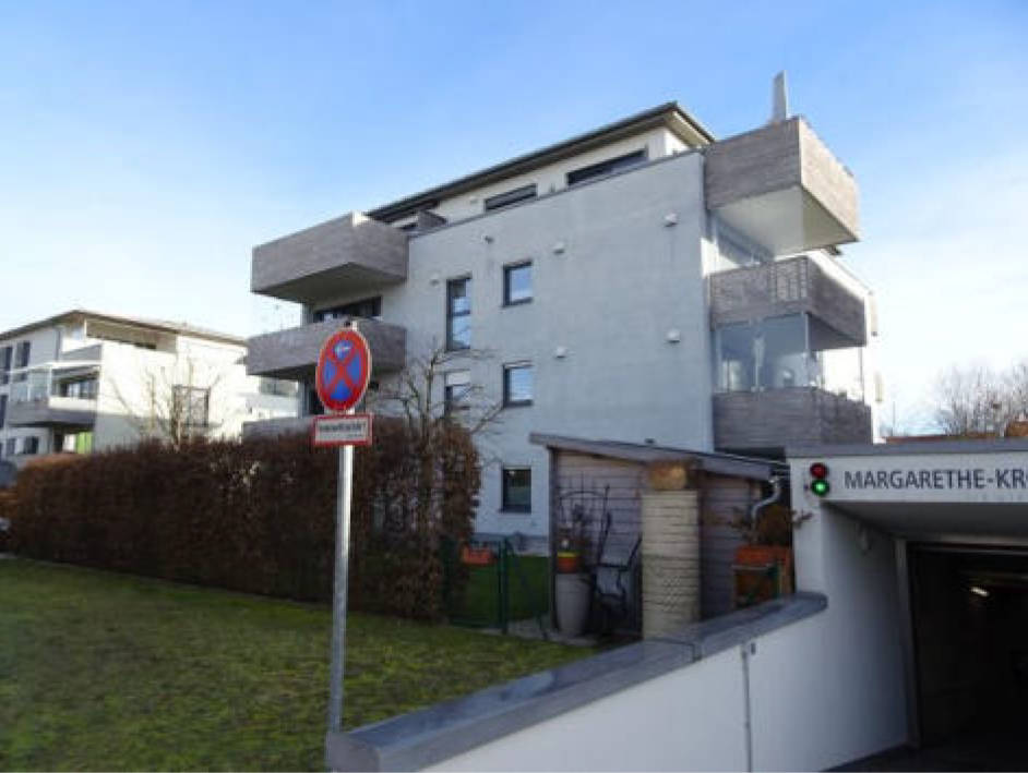 Eigentumswohnung (1 bis 2 Zimmer), Kfz-Stellplatz (Tiefgarage) in Margarethe-Kron-Weg 9, 85221 Dachau