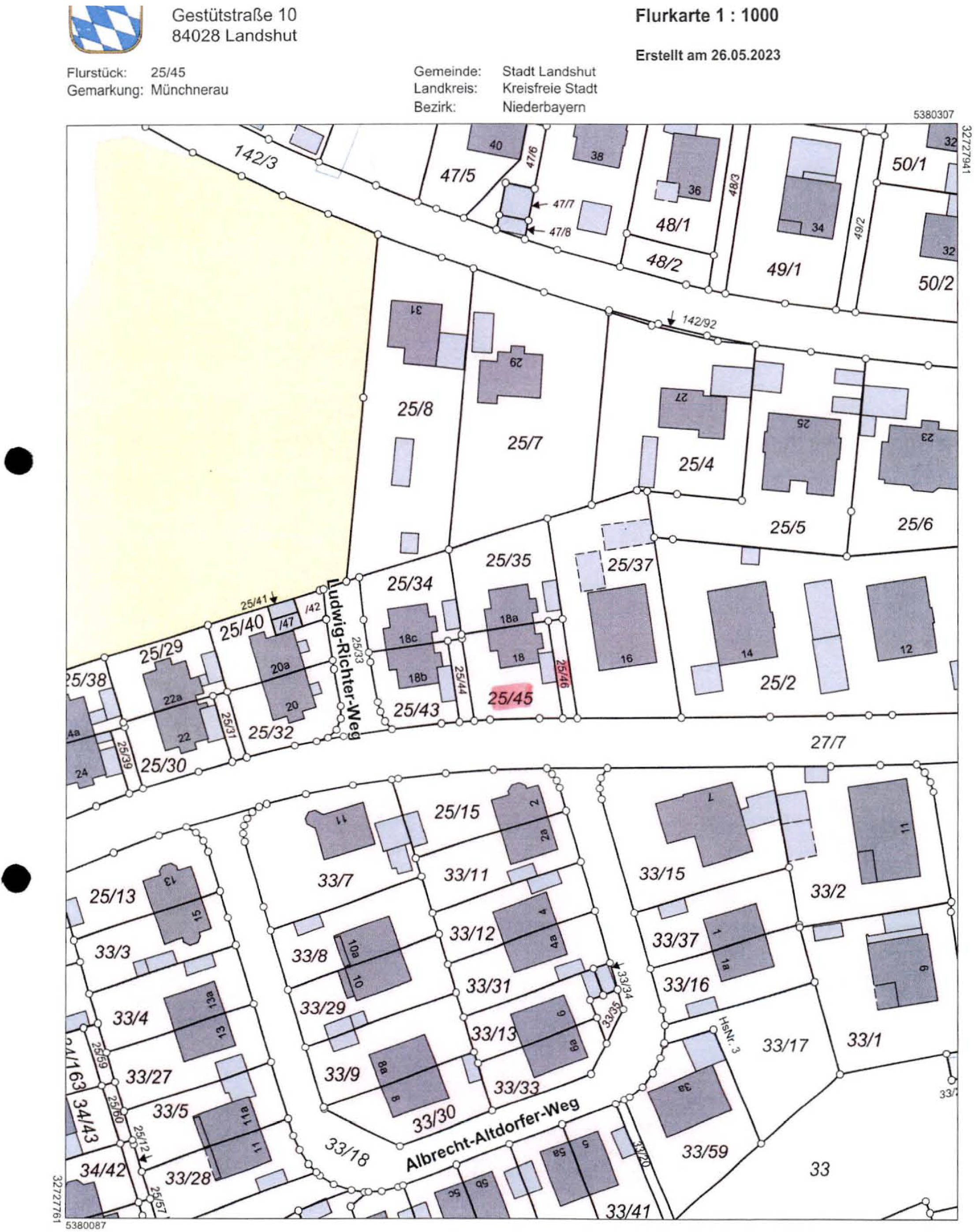bayern 3 K 1-23#1 Nähe Paul-Klee-Str, 84034 Landshut-Münchnerau 11