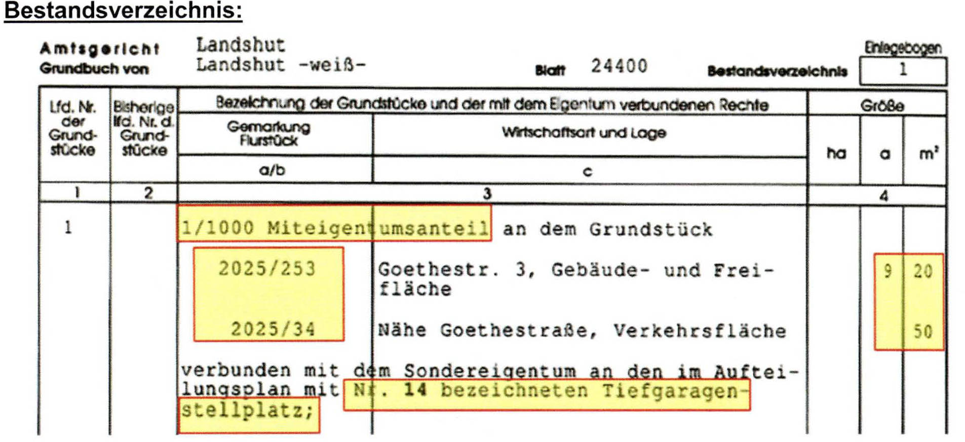 bayern 3 K 104/24#1 Goethestraße 3, 84032 Landshut 14