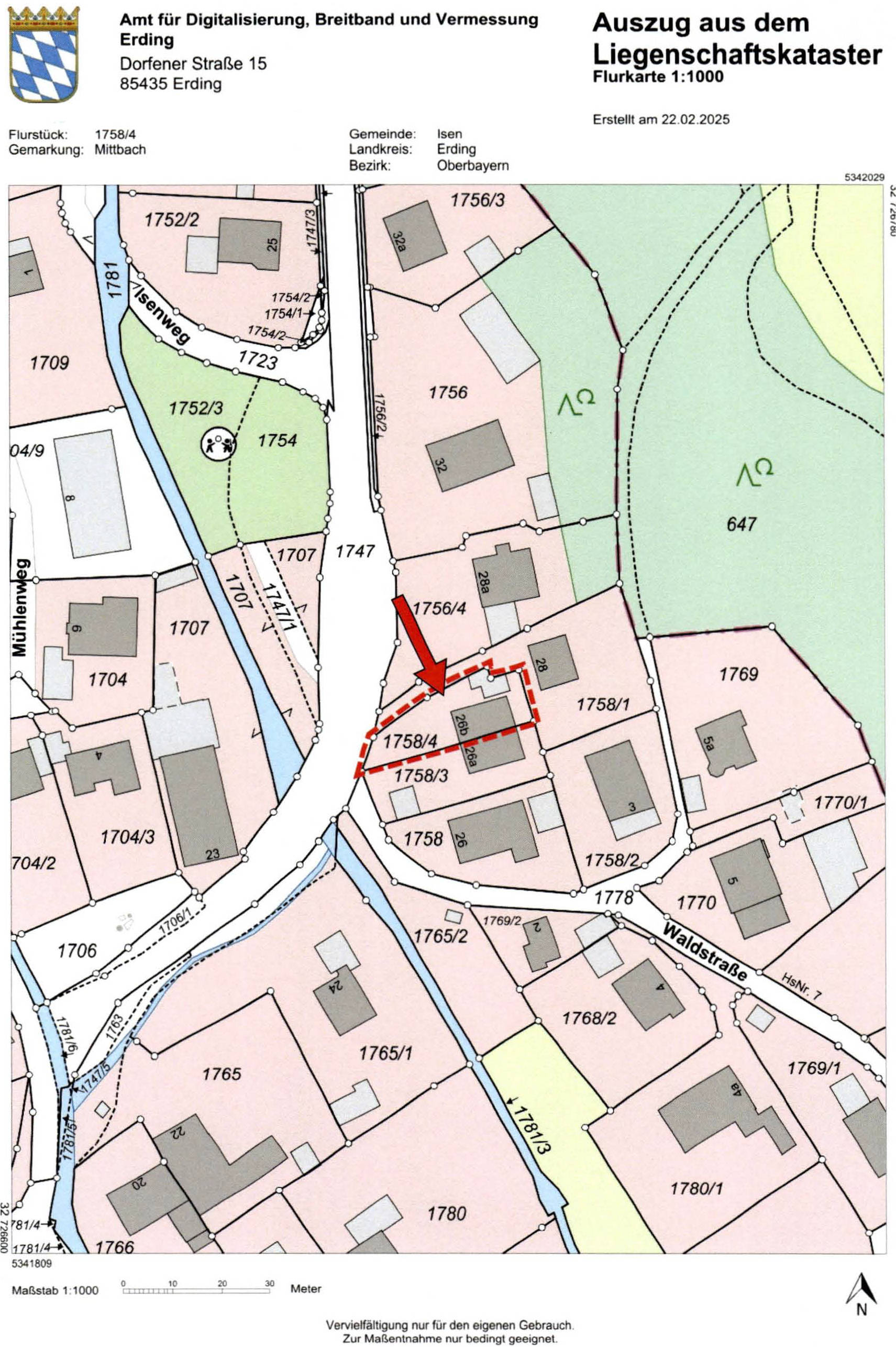 bayern 3 K 67/24 Hauptstraße 26b, 84424 Isen/ Ortsteil Burgrain 9