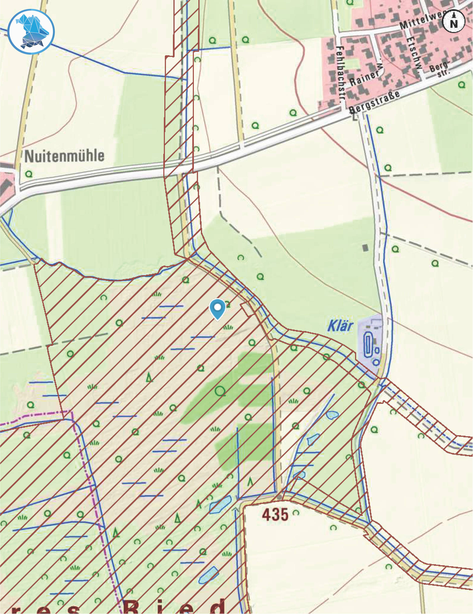 Wohn-/Geschäftshaus, Baugrundstück, land- und forstwirtschaftlich genutztes Grundstück in Bergstraße 19, 89426 Mödingen - Bild 5