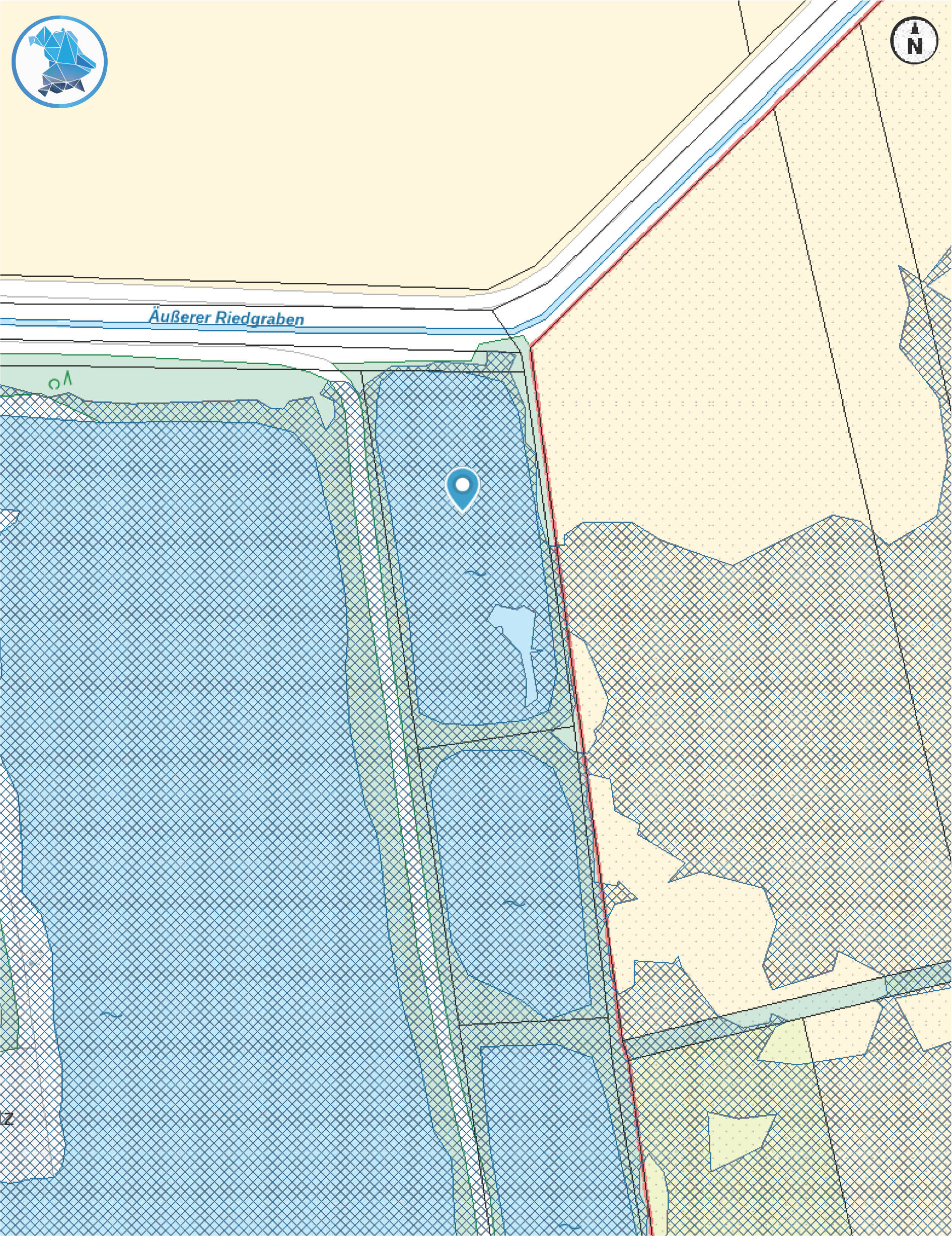 Wohn-/Geschäftshaus, Baugrundstück, land- und forstwirtschaftlich genutztes Grundstück in Bergstraße 19, 89426 Mödingen - Bild 2