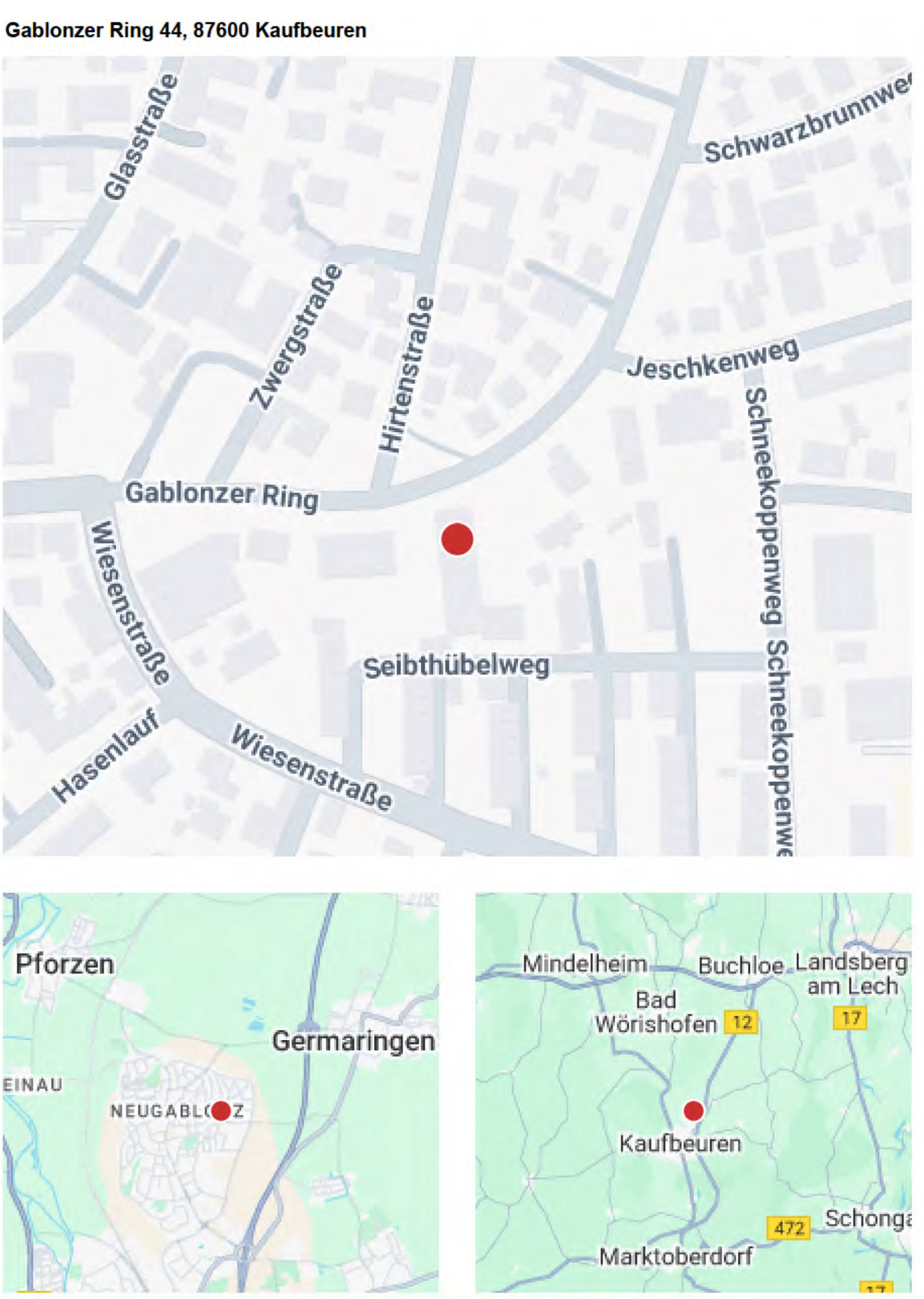 bayern K 0010/2024 Gablonzer Ring 44 u.a., 87600 Kaufbeuren, Neugablonz 17