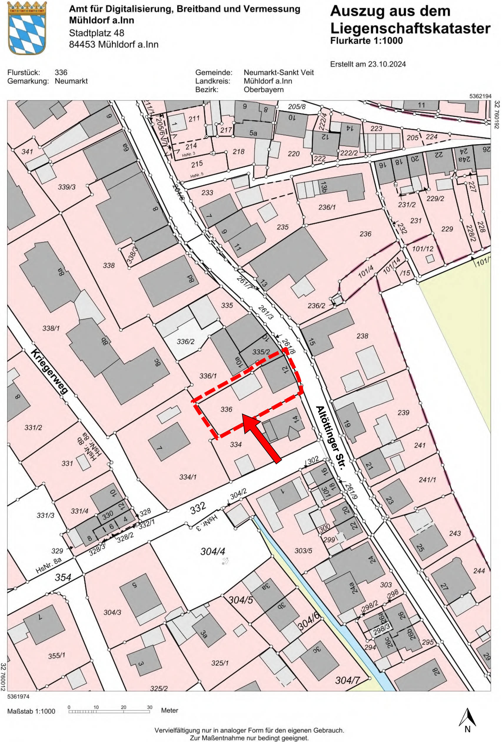 Zweifamilienhaus in Altöttinger Straße 12, 84494 Neumarkt-St. Veit - Bild 3