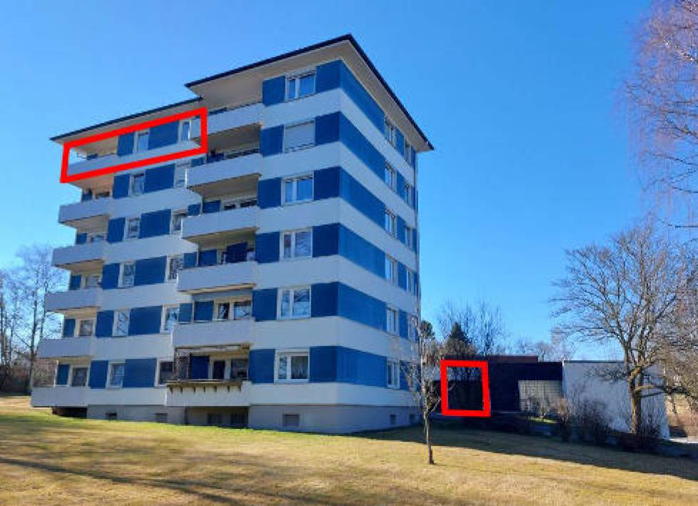 Eigentumswohnung im 5. OG rechts mit Kellerraum und Garage in Draisendorfer Weg 31, 95111 Rehau - Bild 2