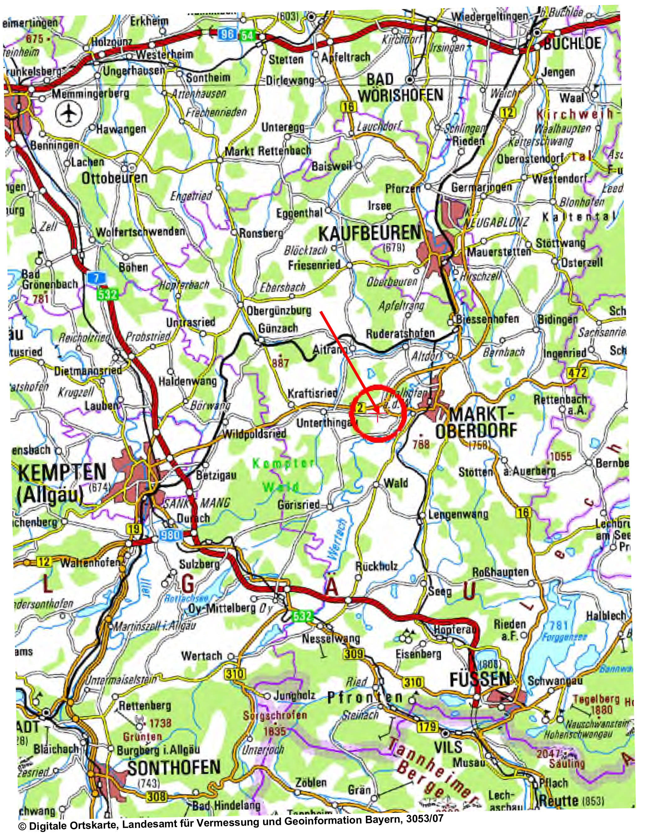 bayern K0014-2023 Rosenweg  2, 87616 Marktoberdorf, Geisenried 8