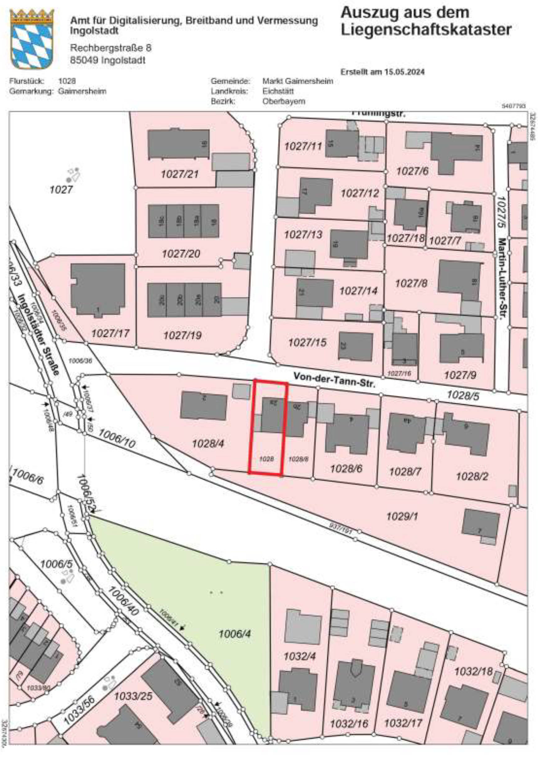 bayern K0018-2024 Von-der Tann-Straße 2a, 85080 Gaimersheim