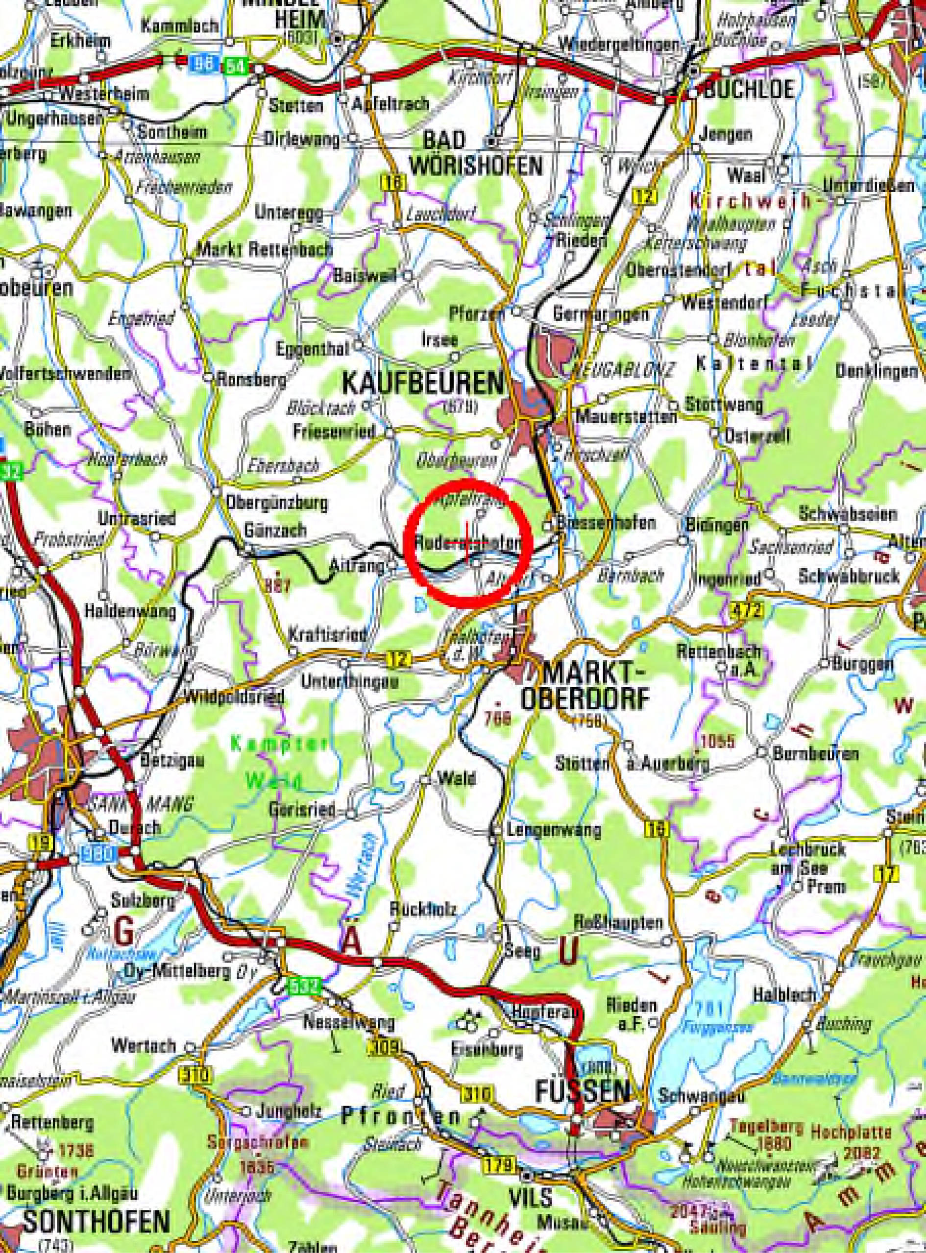 bayern K 0023/2024 Bergmangstraße 23 und 25, 87674 Ruderatshofen, Hiemenhofen 36