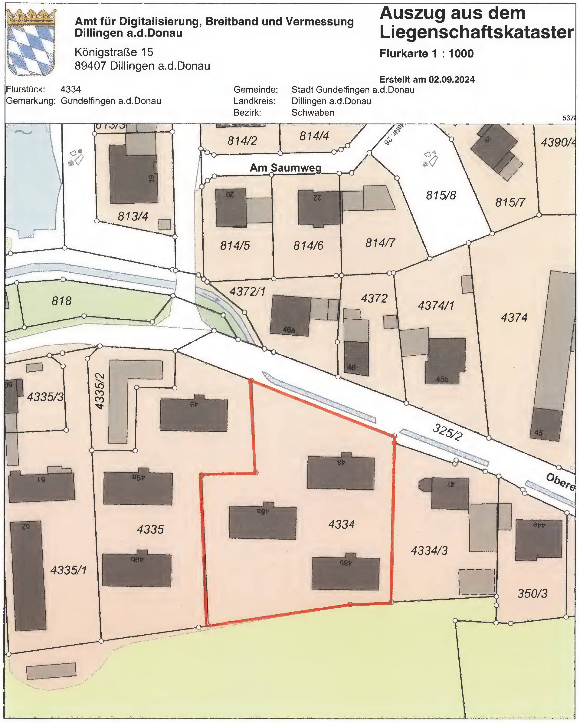 bayern K0027-2024 Obere Vorstadt 48, 48a,48b, 89438 Gundelfingen