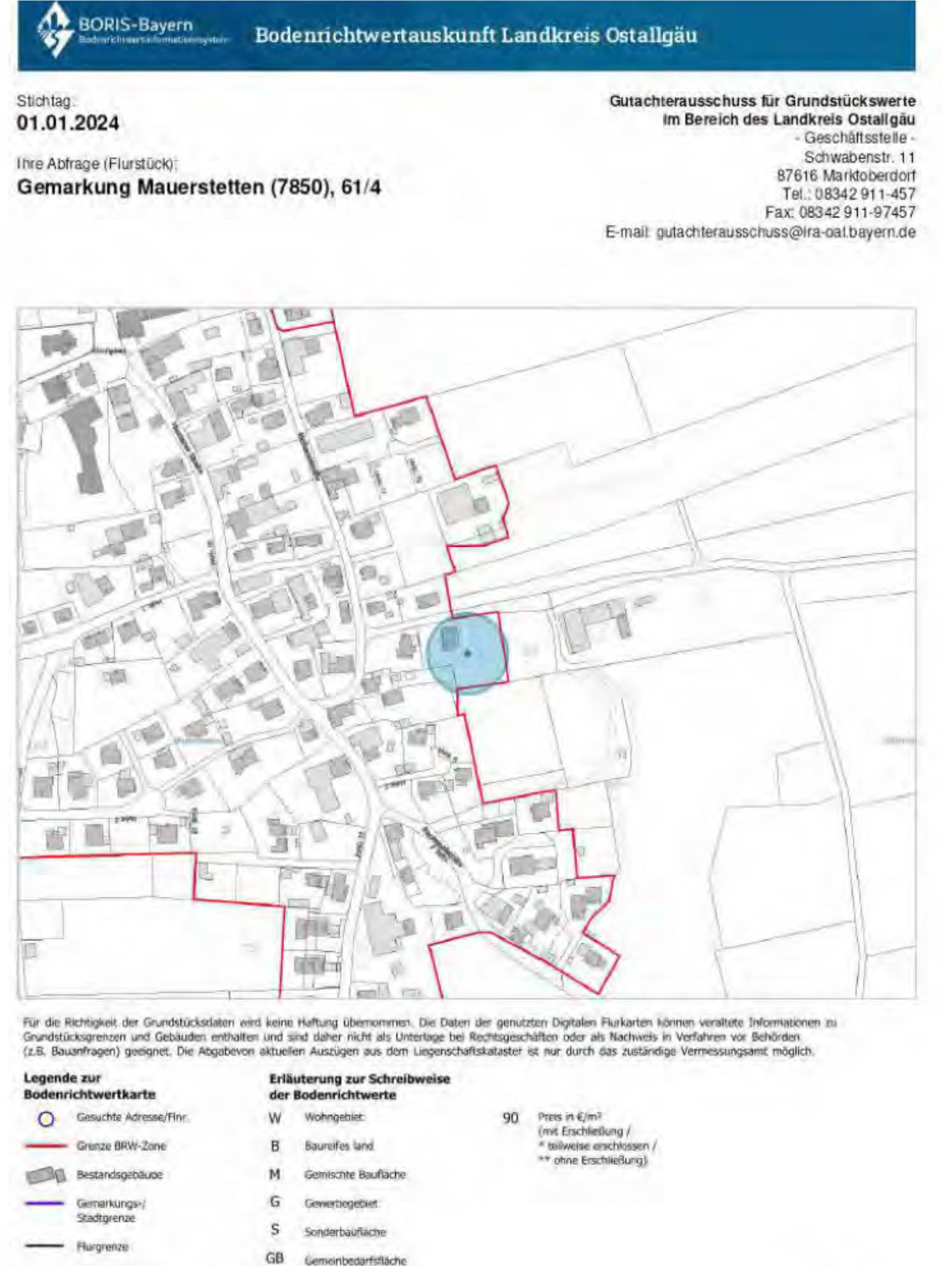 bayern K0030-2023 Buchenweg 4, 87665 Mauerstetten