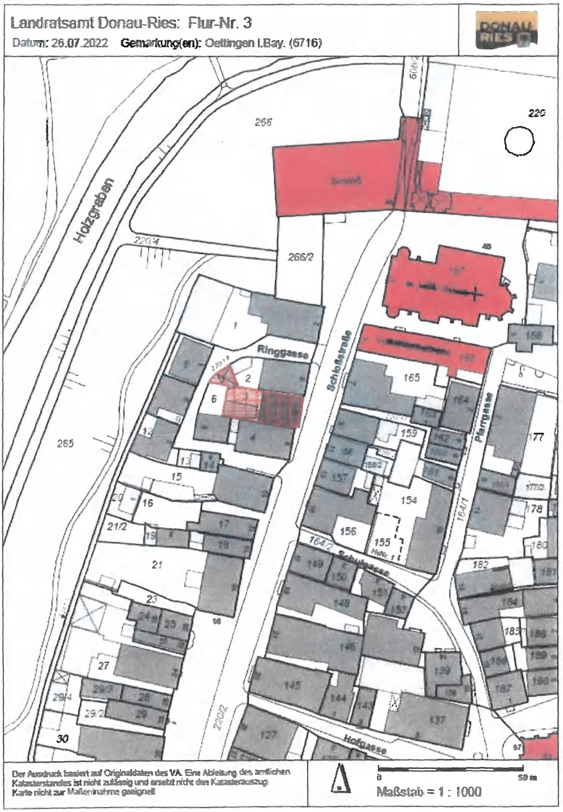 Einfamilienhaus in Schloßstraße 6, 86732 Oettingen
