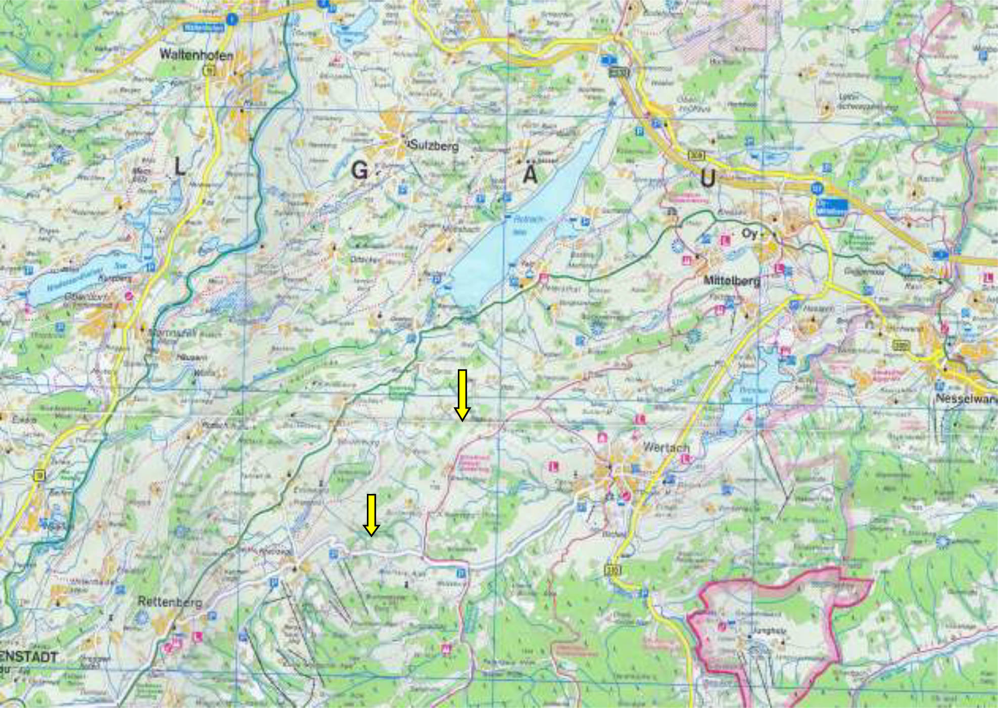 land- und forstwirtschaftlich genutztes Grundstück in Wank, Esch, 87549 Rettenberg