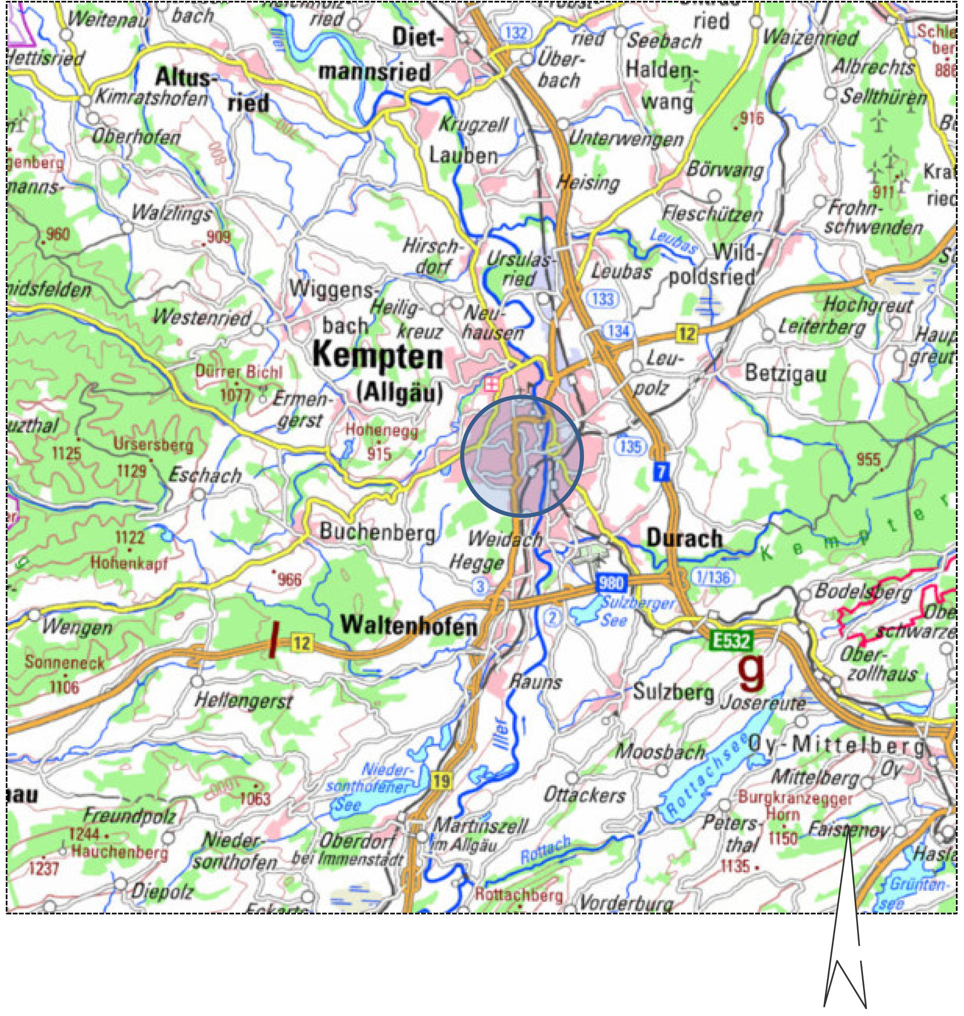 Eigentumswohnung (1 bis 2 Zimmer), Eigentumswohnung (3 bis 4 Zimmer) in Schwabenweg  9, 87435 Kempten, - Bild 3