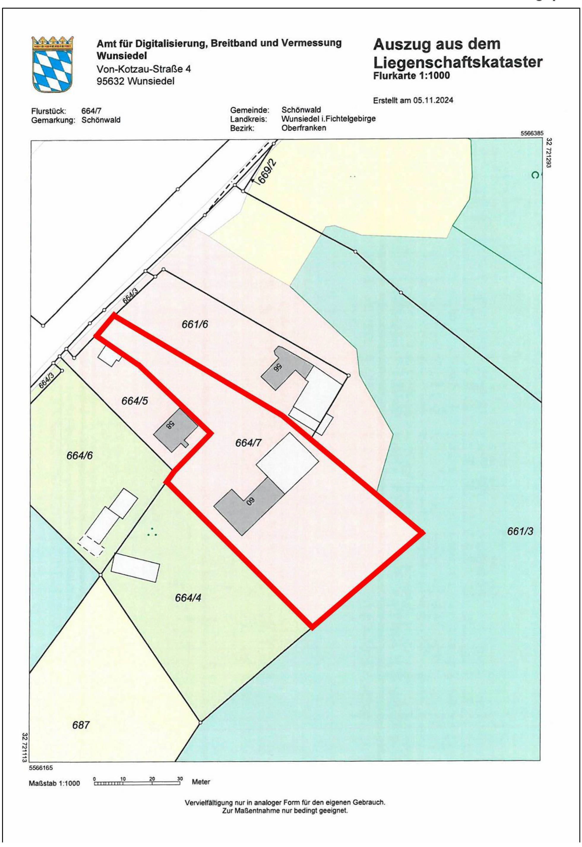 bayern K0065-2024 Grünhaid 60, 95173 Schönwald