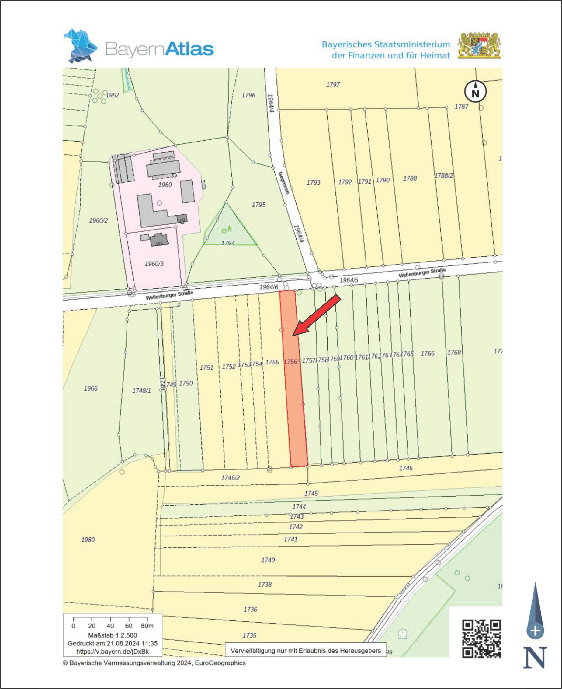 land- und forstwirtschaftlich genutztes Grundstück in An der Wellenburger Straße , 86199 Augsburg - Bild 5