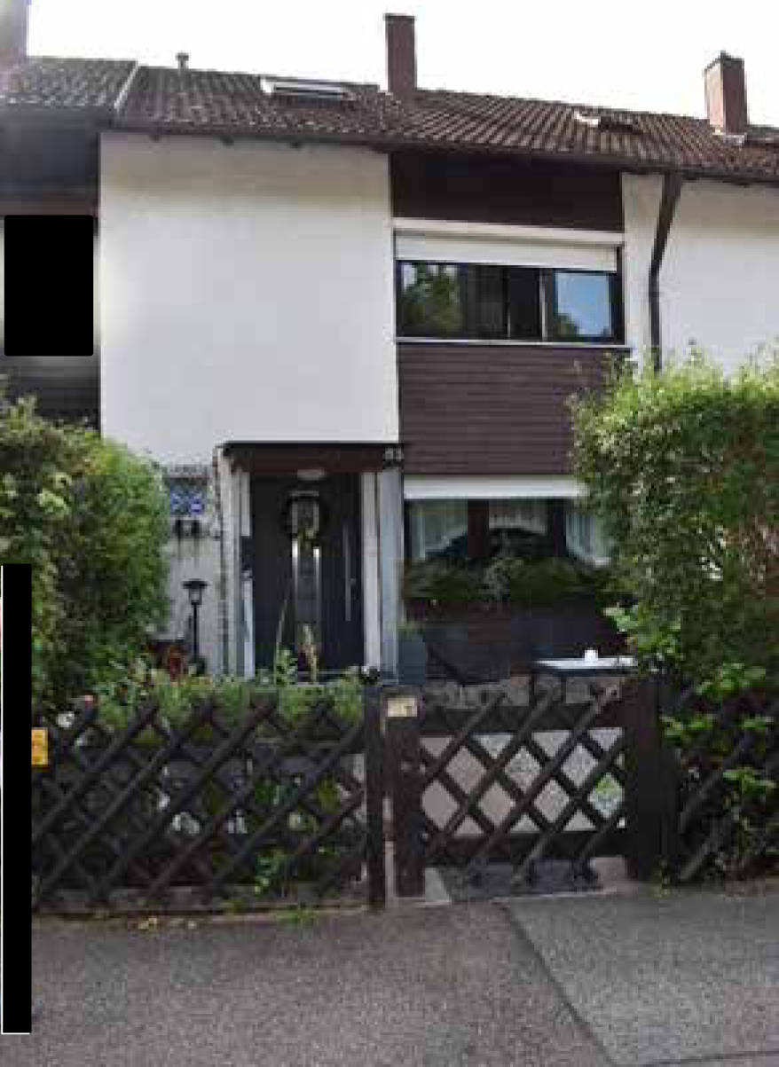 1) Reihenmittelhaus 2) Garage 3) Weg 4) + 5) Hofraum in Waldeysenstr. 83, 85057 Ingolstadt - Bild 5