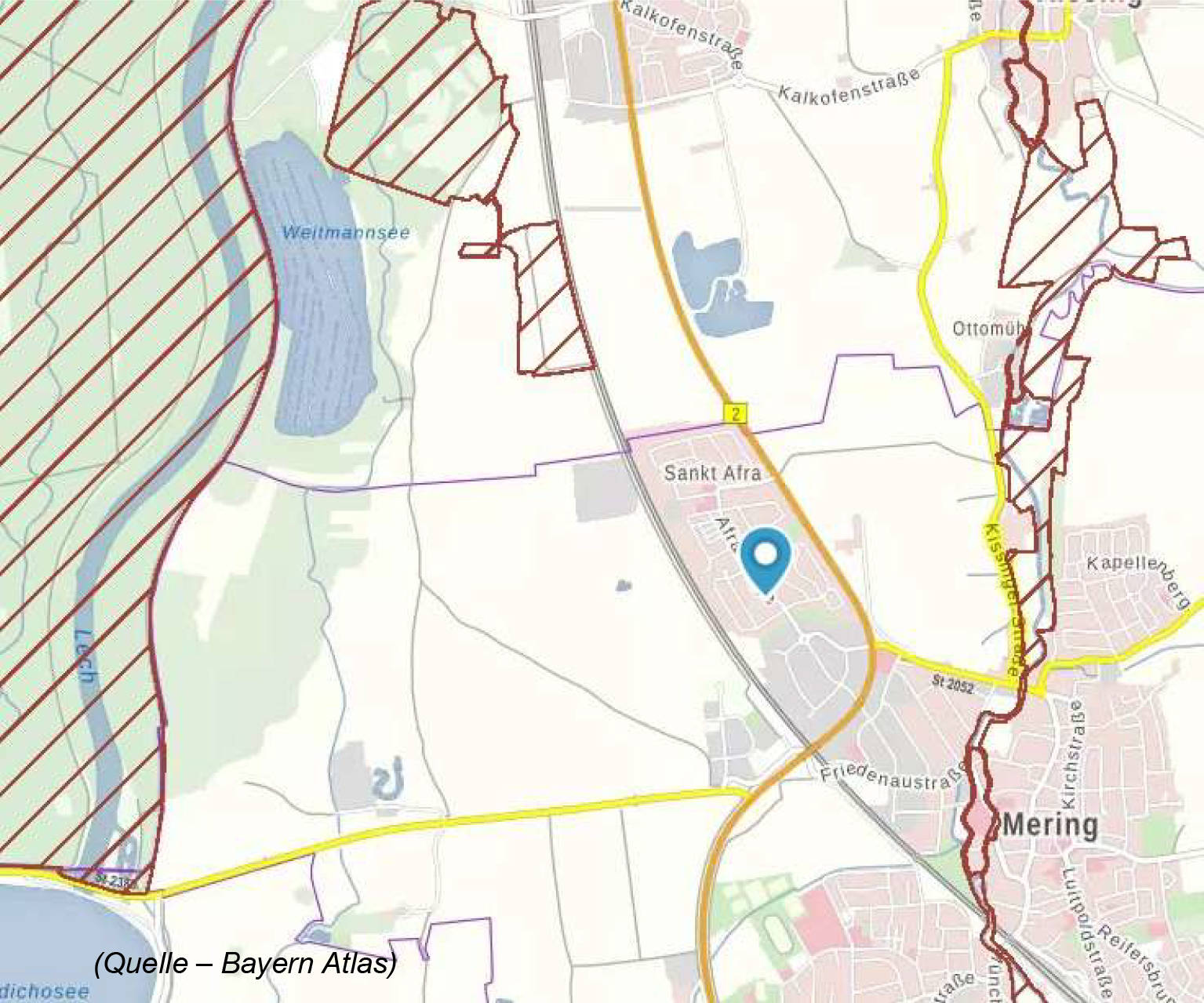 Eigentumswohnung (3 bis 4 Zimmer) in Afrastraße  44, 86415 Mering, Sankt Afra - Bild 2