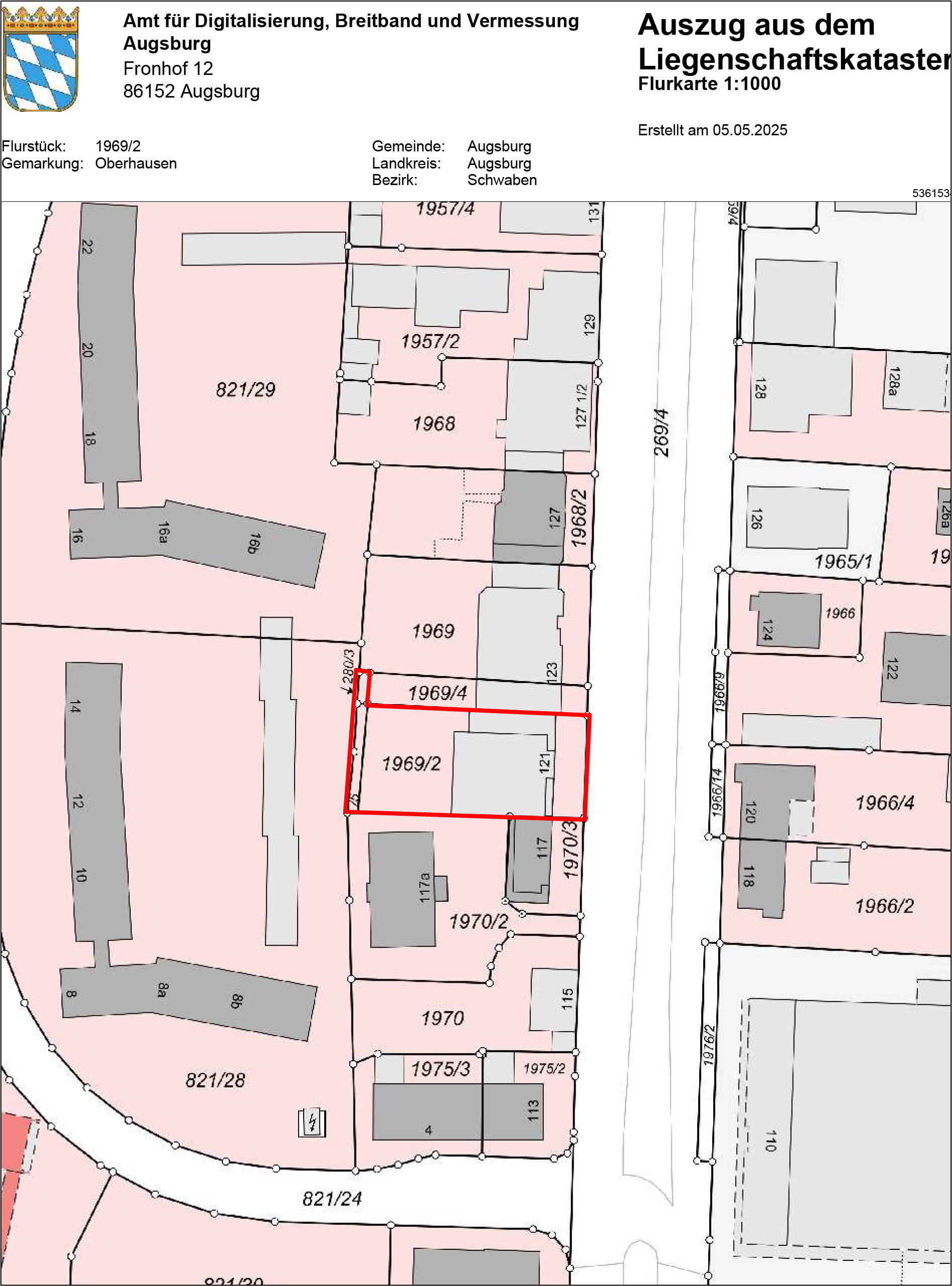 bayern K 0118/2024 Donauwörther Straße 121, 86154 Augsburg 21