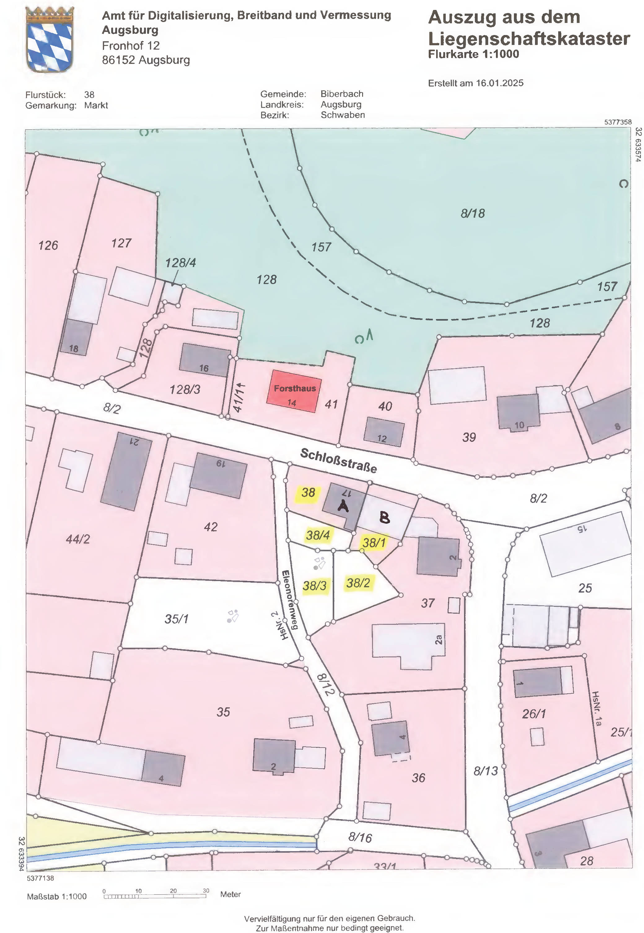 bayern K 0133/2024 Schloßstraße  17, 86485 Bieberbach, Markt 29