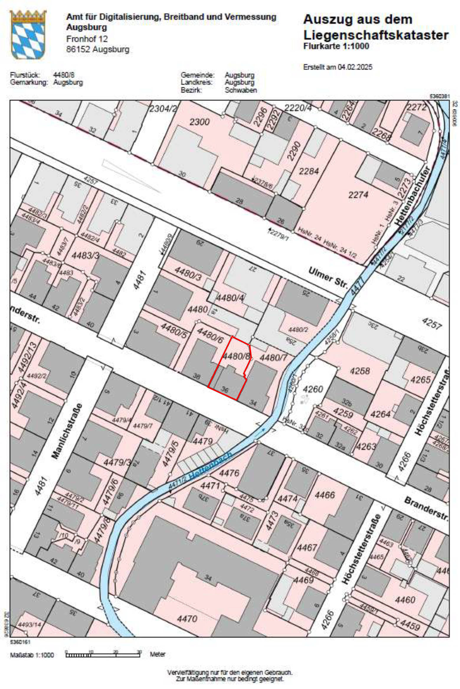 bayern K 0134/2024 Branderstraße 36, 86154 Augsburg, Oberhausen 32