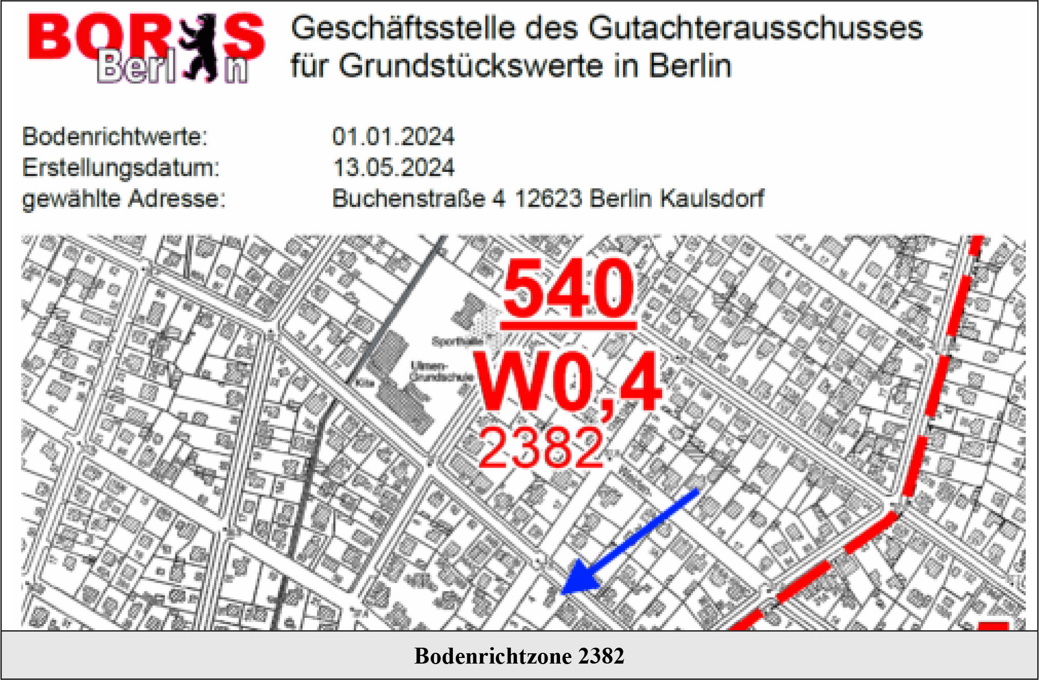 berlin 0030 K 0006/2024 Buchenstraße 4, Ulmenstraße  98, 12623 Berlin, Kaulsdorf 9