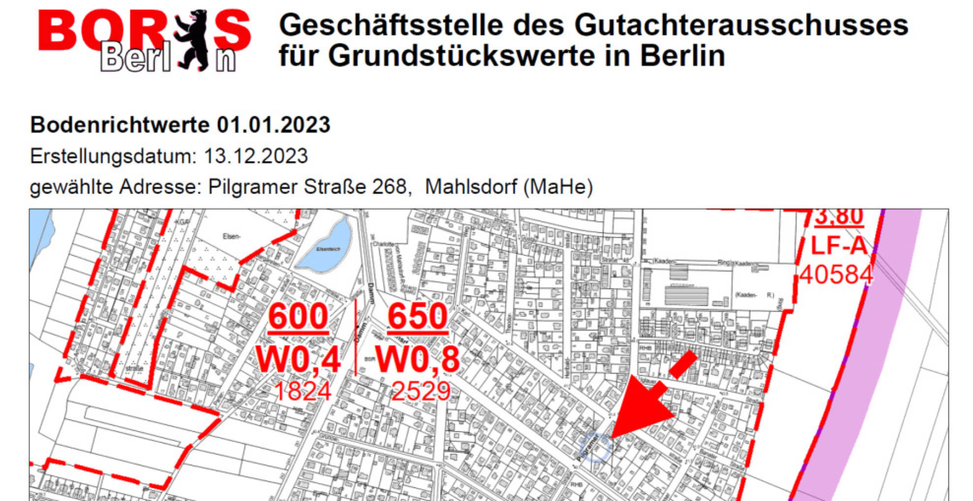 berlin 0030K0027-2022 Pilgramer Straße 268, 12623 Berlin, Hellersdorf
