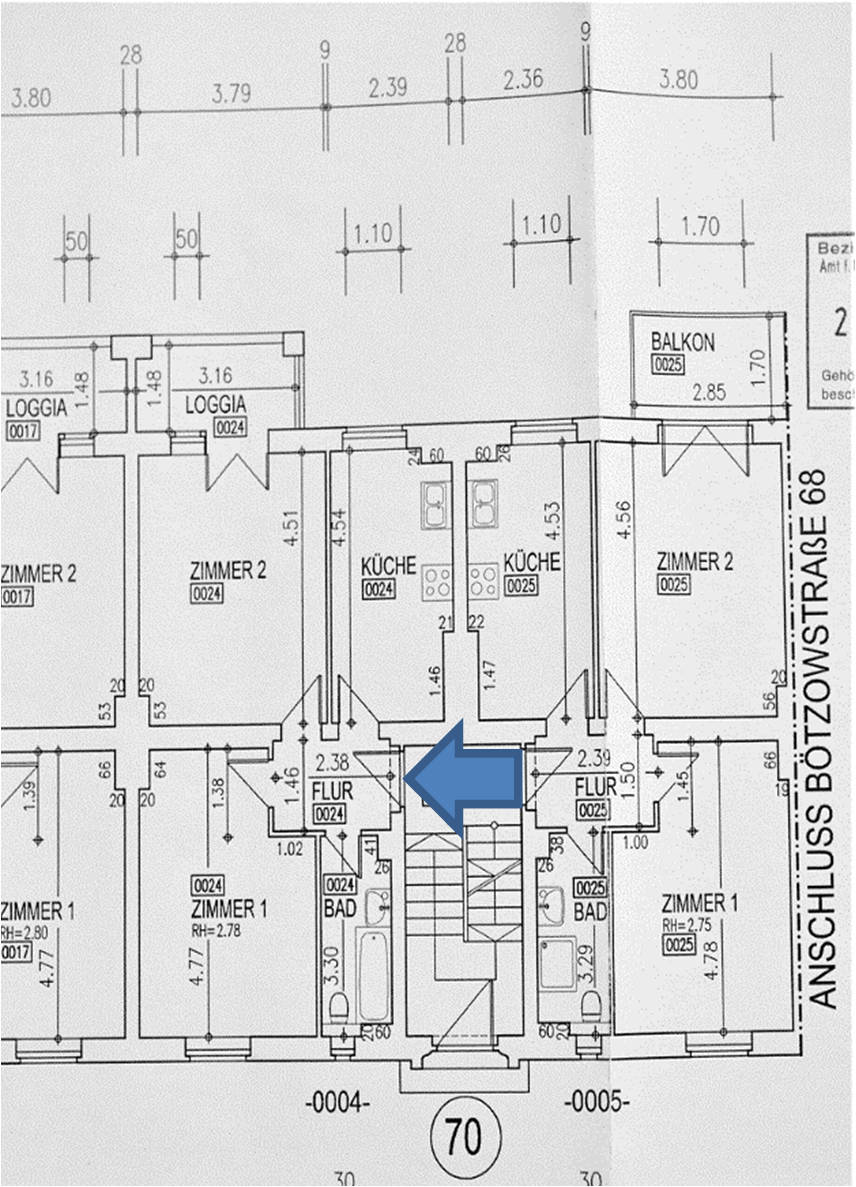 Berlin 0030K0064-2017 Bötzowstraße  70, 10407 Berlin, Prenzlauer Berg 1