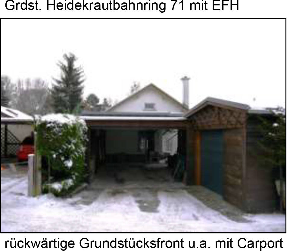 Grundstück mit Einfamilienhaus und Nebengelassen in Heidekrautbahnring 71, 13159 Berlin, Blankenfelde - Bild 3