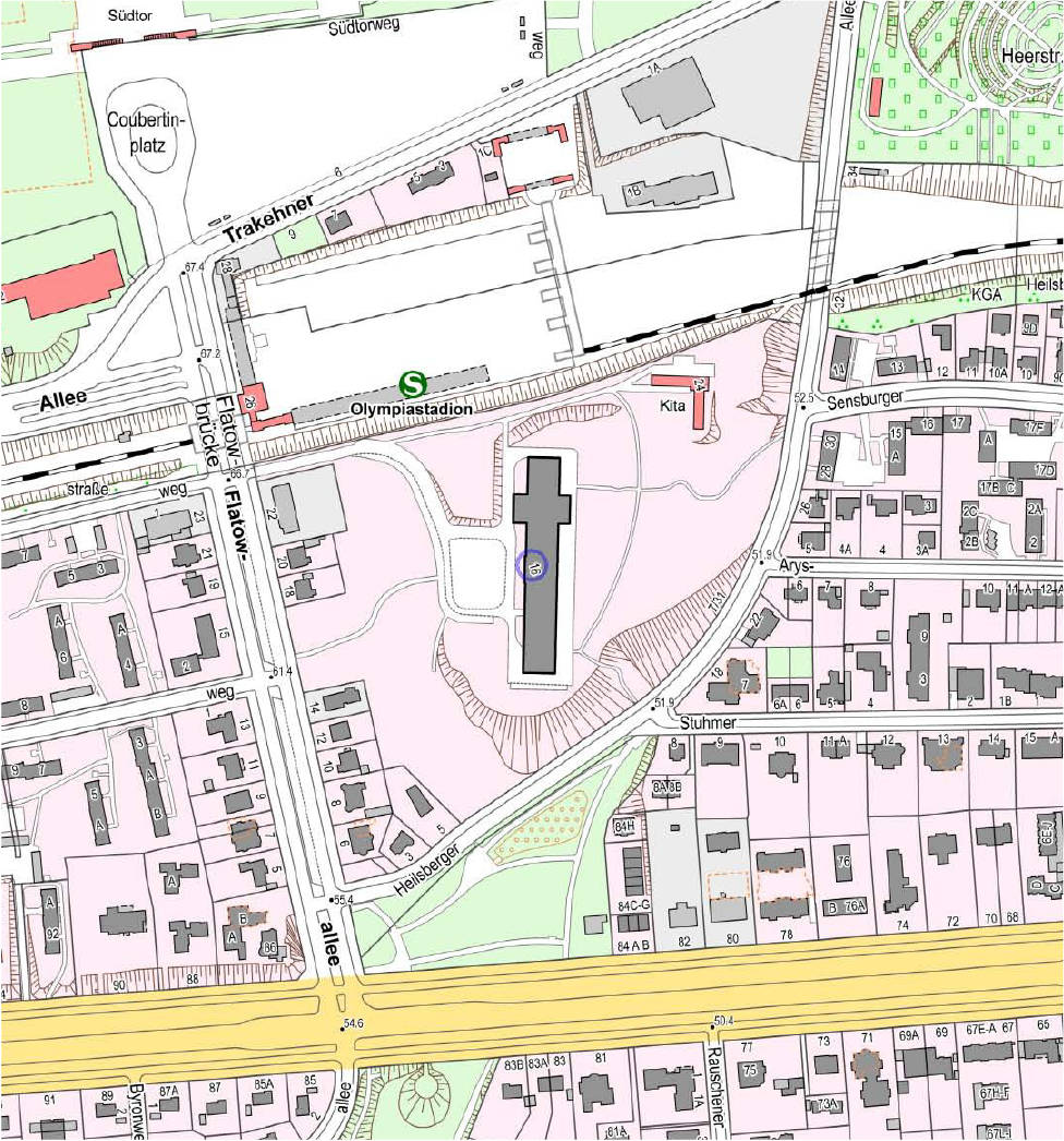 berlin 0070 K 0043/2022 Heilsberger Allee 7/31, Flatowallee 16,24, 14055 Berlin 7