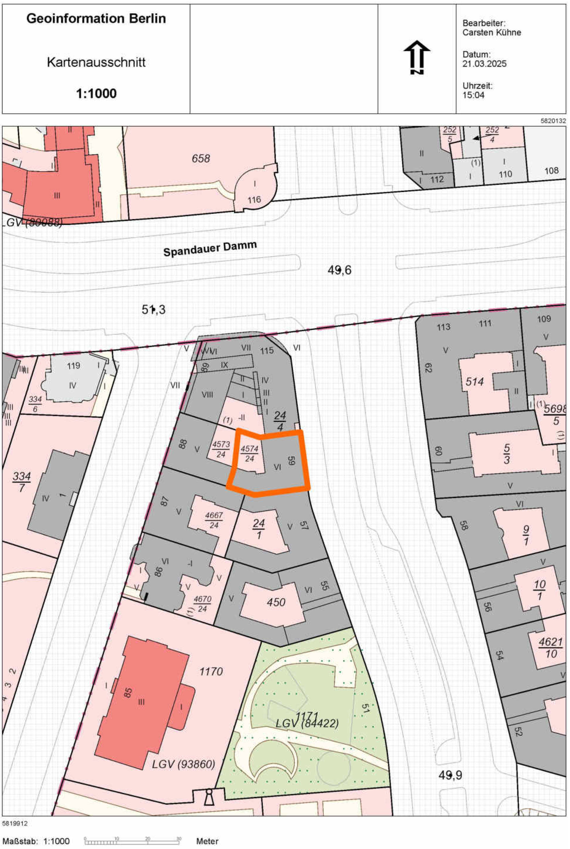 berlin 0070 K 0071/2024 Königin-Elisabeth-Straße 59, 14059 Berlin 12