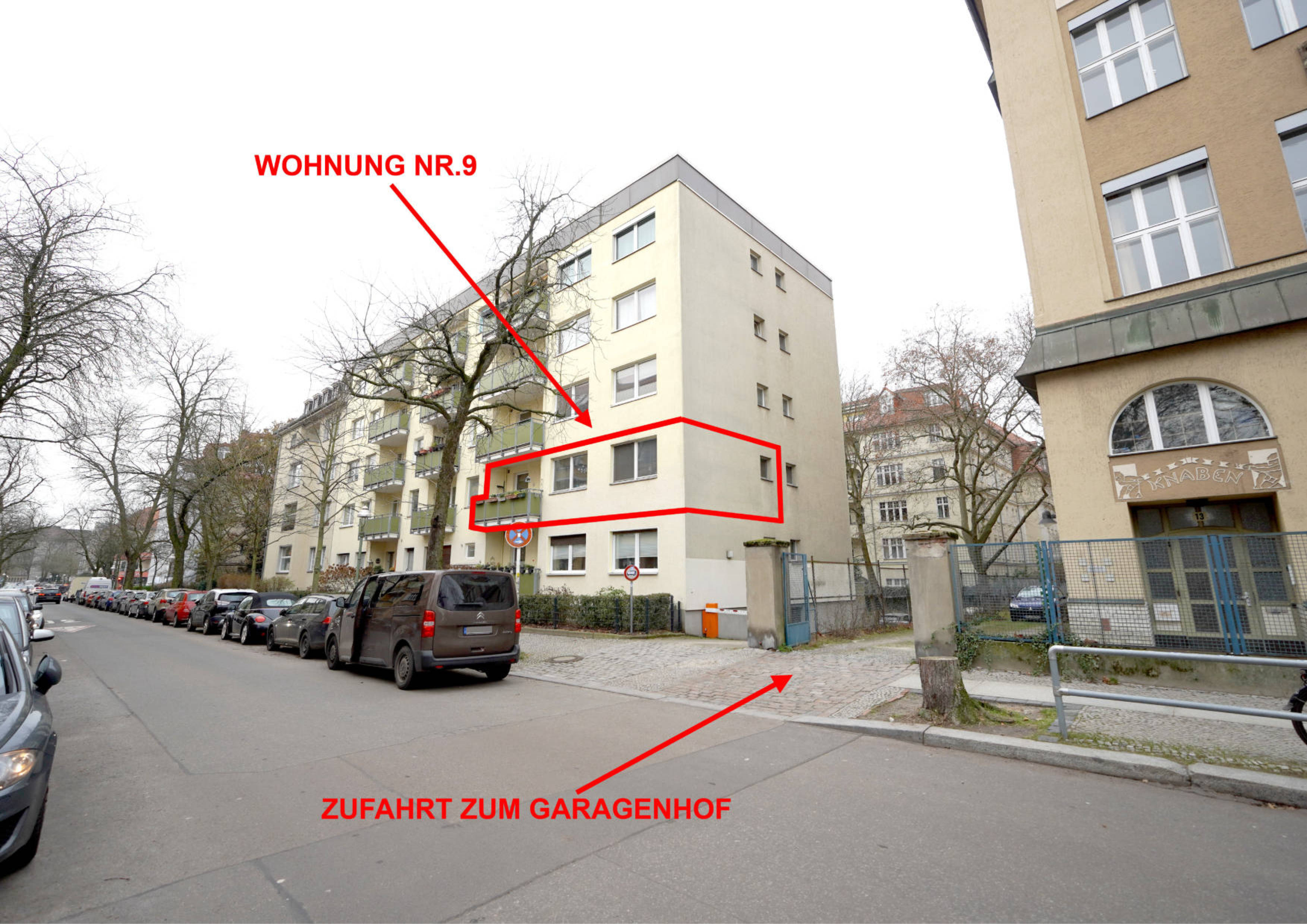 Eigentumswohnung (1 bis 2 Zimmer) in Kastanienallee 14, 14050 Berlin