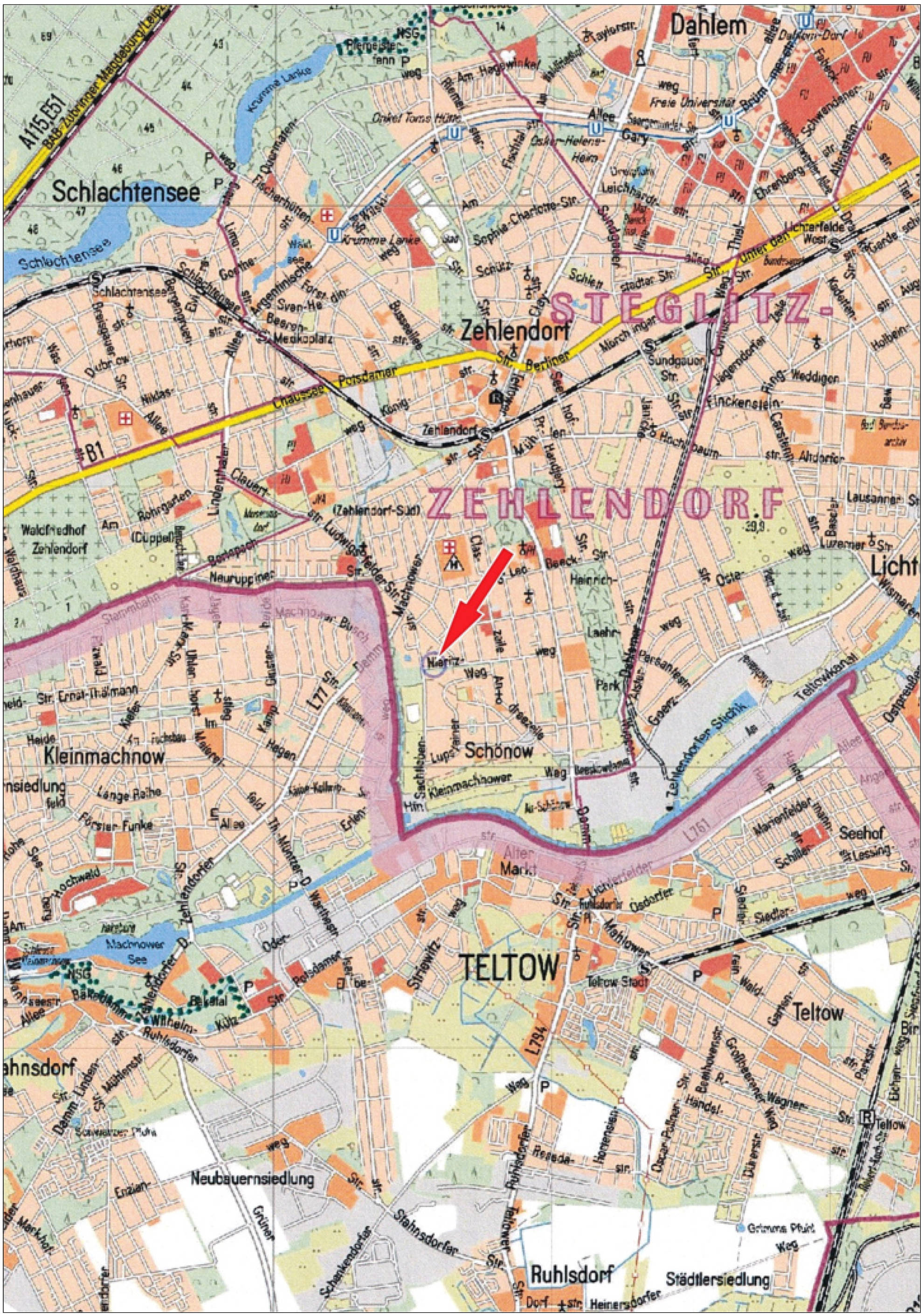 berlin 0076 K 0046/2025 Nieritzweg 44, 14165 Berlin, Zehlendorf 15