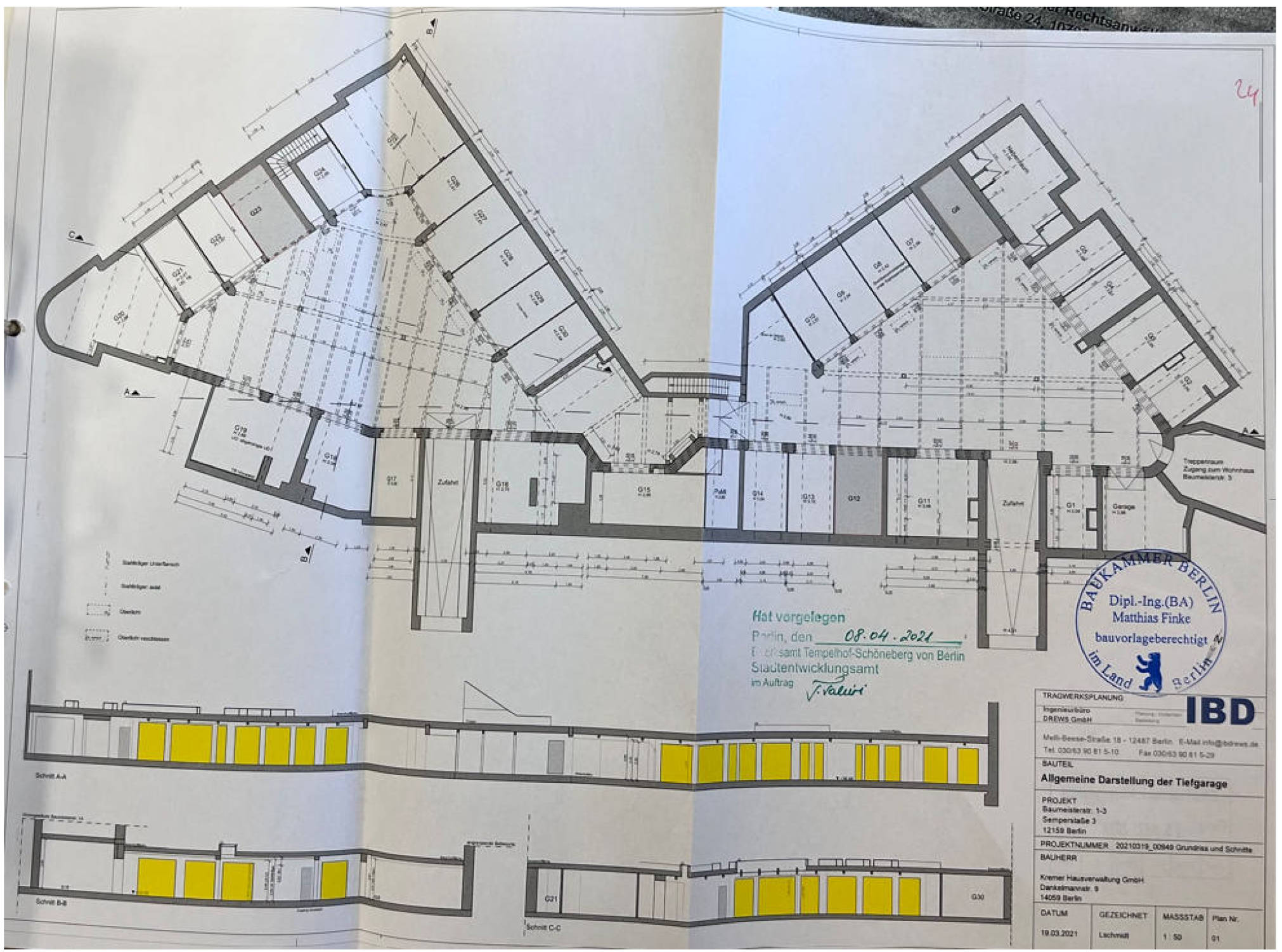berlin 0076 K 0083/2025 Sponholzstraße 28-29 Ecke Baumeisterstraße 1,1a,2,2a,3, Semperstraße 3, 12159 Berlin, Schöneberg 16