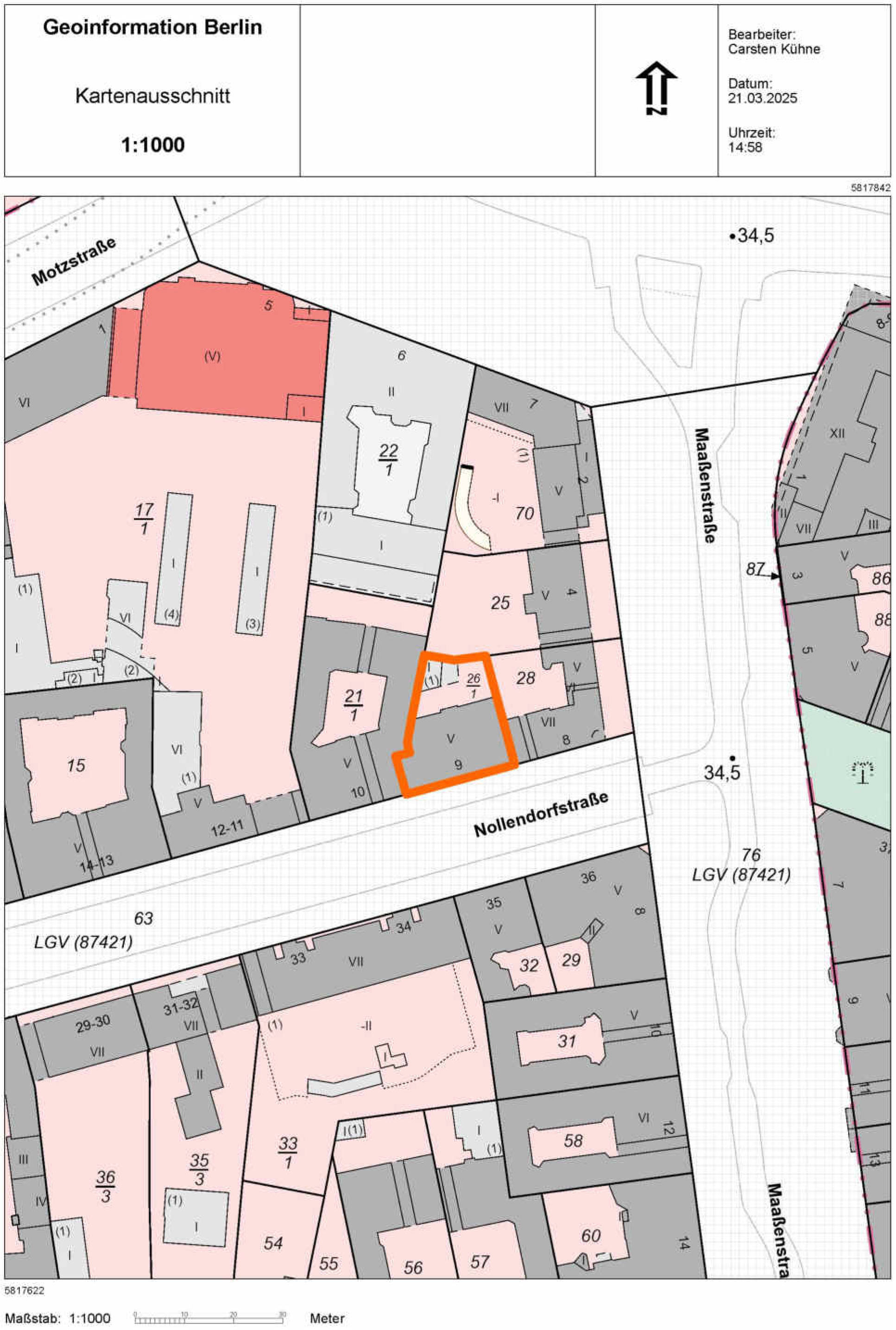 berlin 0076 K 0099/2024 Nollendorfstraße  9, 10777 Berlin, Schöneberg 14