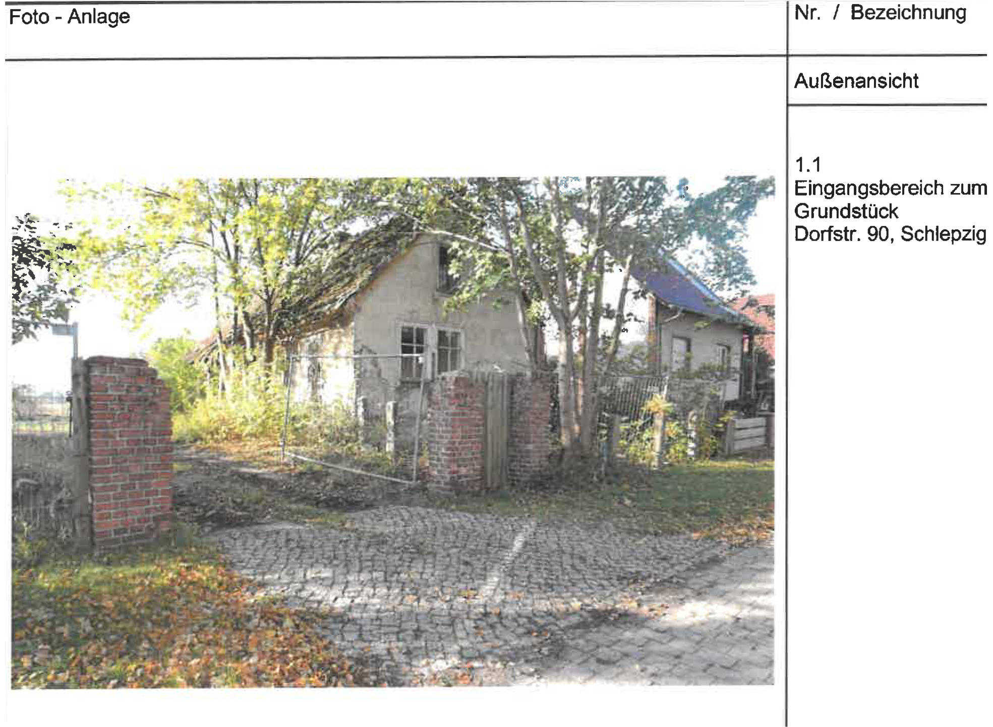 Einfamilienhaus, land- und forstwirtschaftlich genutztes Grundstück in Dorfstraße 90, 00000 Schlepzig