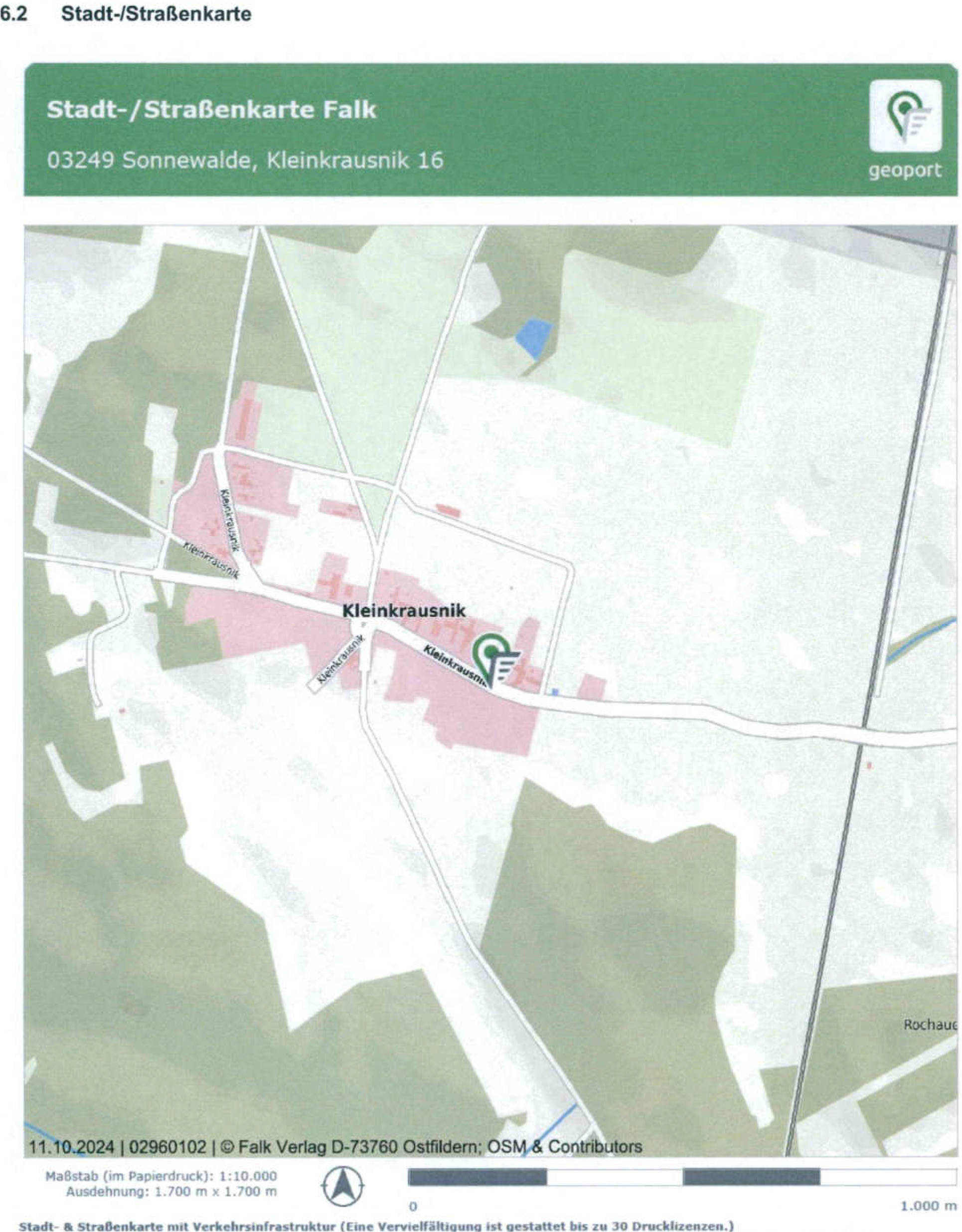 brandenburg 15 K 30/24 Kleinkrausnik 16, 03249 Sonnewalde OT Kleinkrausnik 22