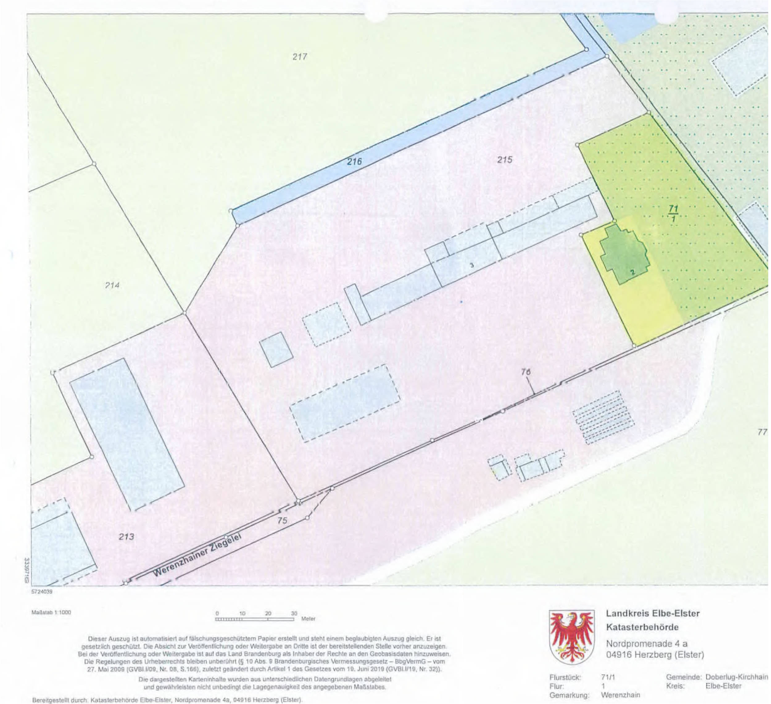 brandenburg 15 K 36/23 Werenzhainer Ziegelei 2, 03253 Doberlug-Kirchhain OT Werenzhain 36