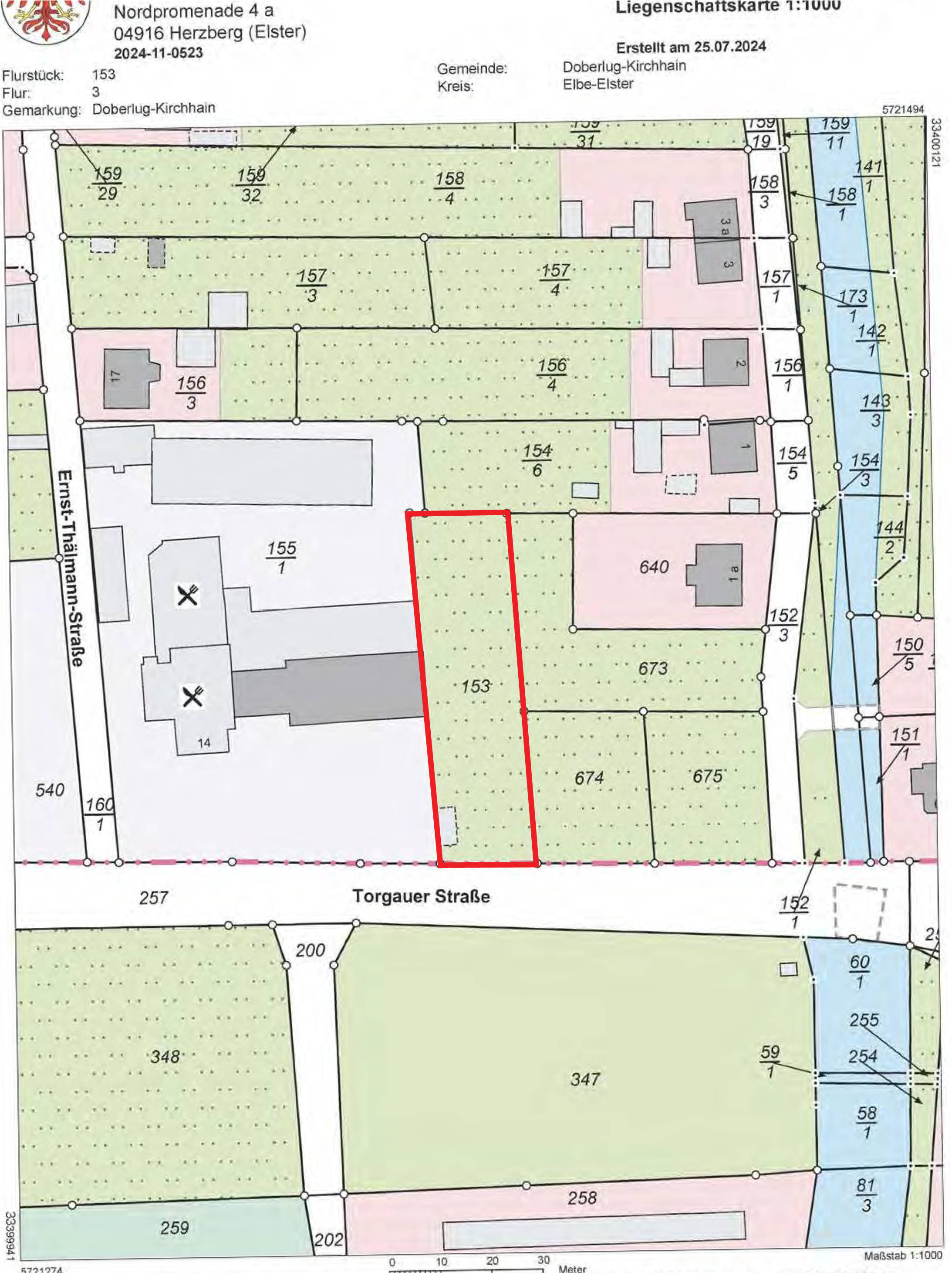brandenburg 15 K 38/24 Torgauer Straße, 03253 Doberlug-Kirchhain 24