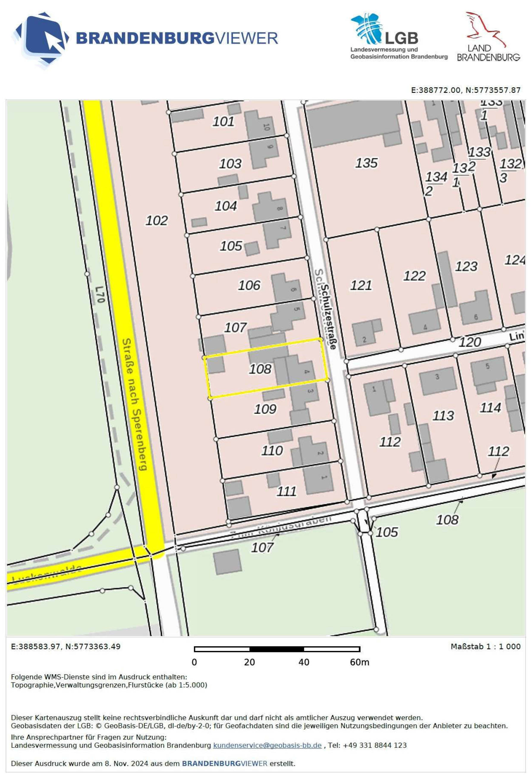 brandenburg 17 K 39/24 Schulzestraße 4, 15838 Am Mellensee OT Kummersdorf-Gut 22