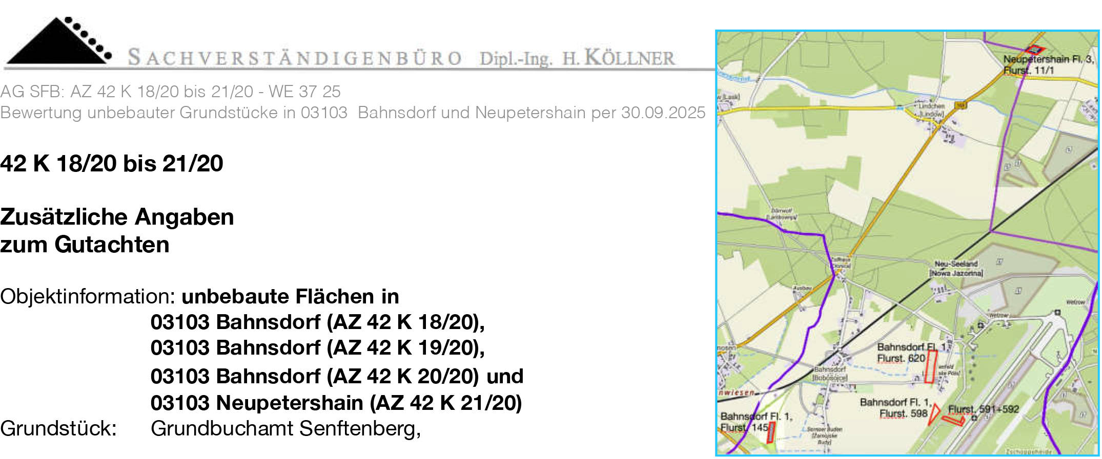 brandenburg 42 K 21/20 , 03103 Neupetershain 3
